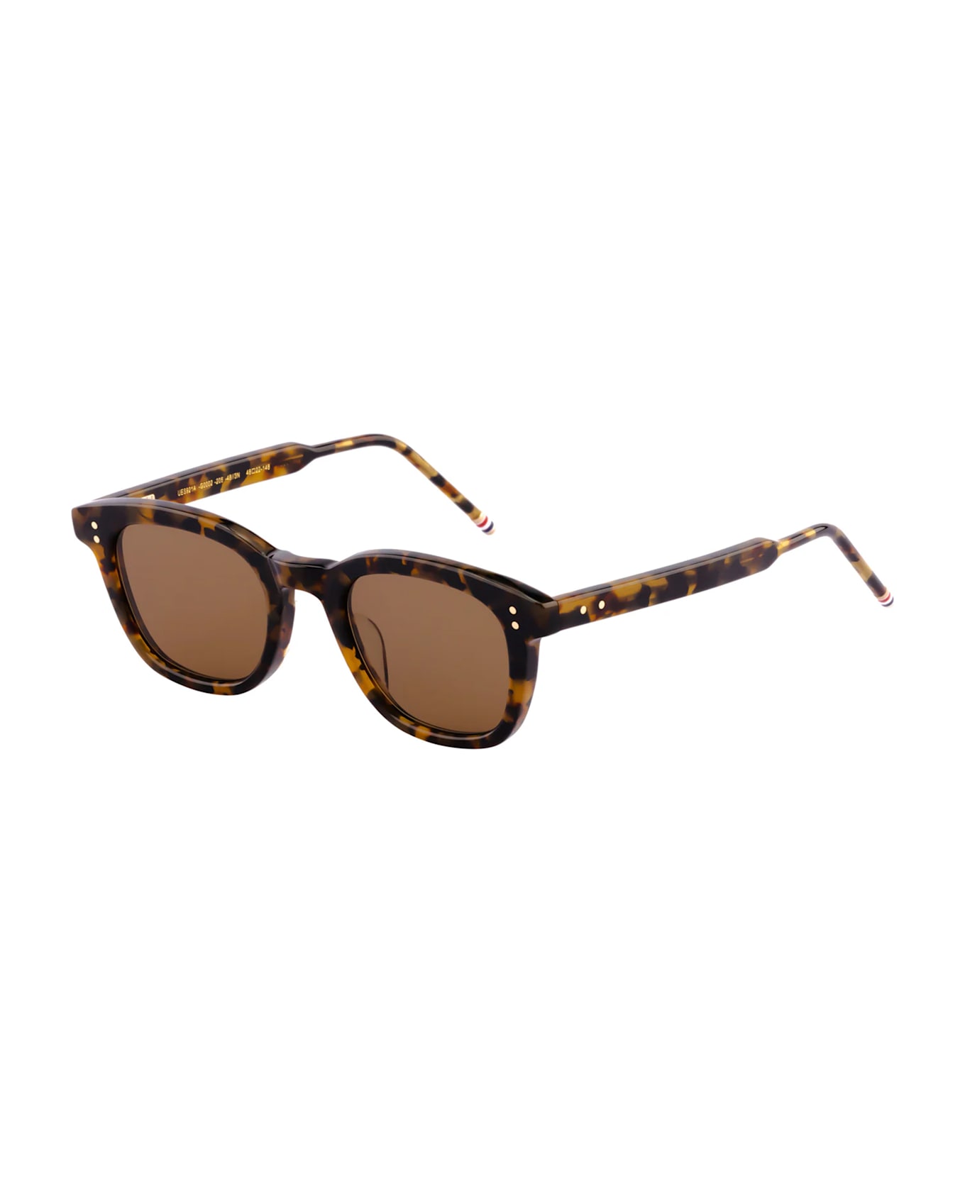 Thom Browne Rectangular - Dark Brown Sunglasses - brown