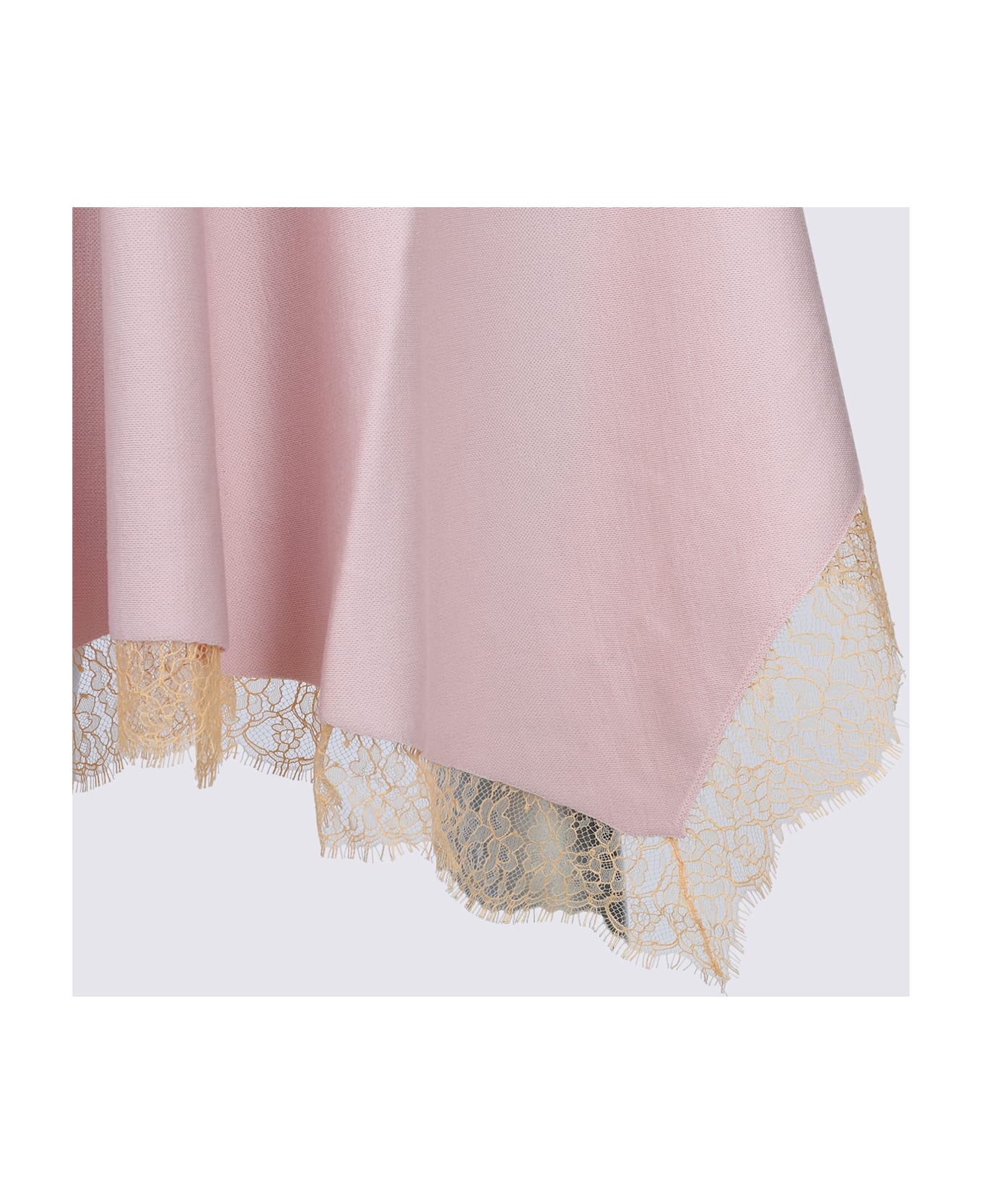 Alexander McQueen Pink Viscose Midi Dress - ROSE PEACH