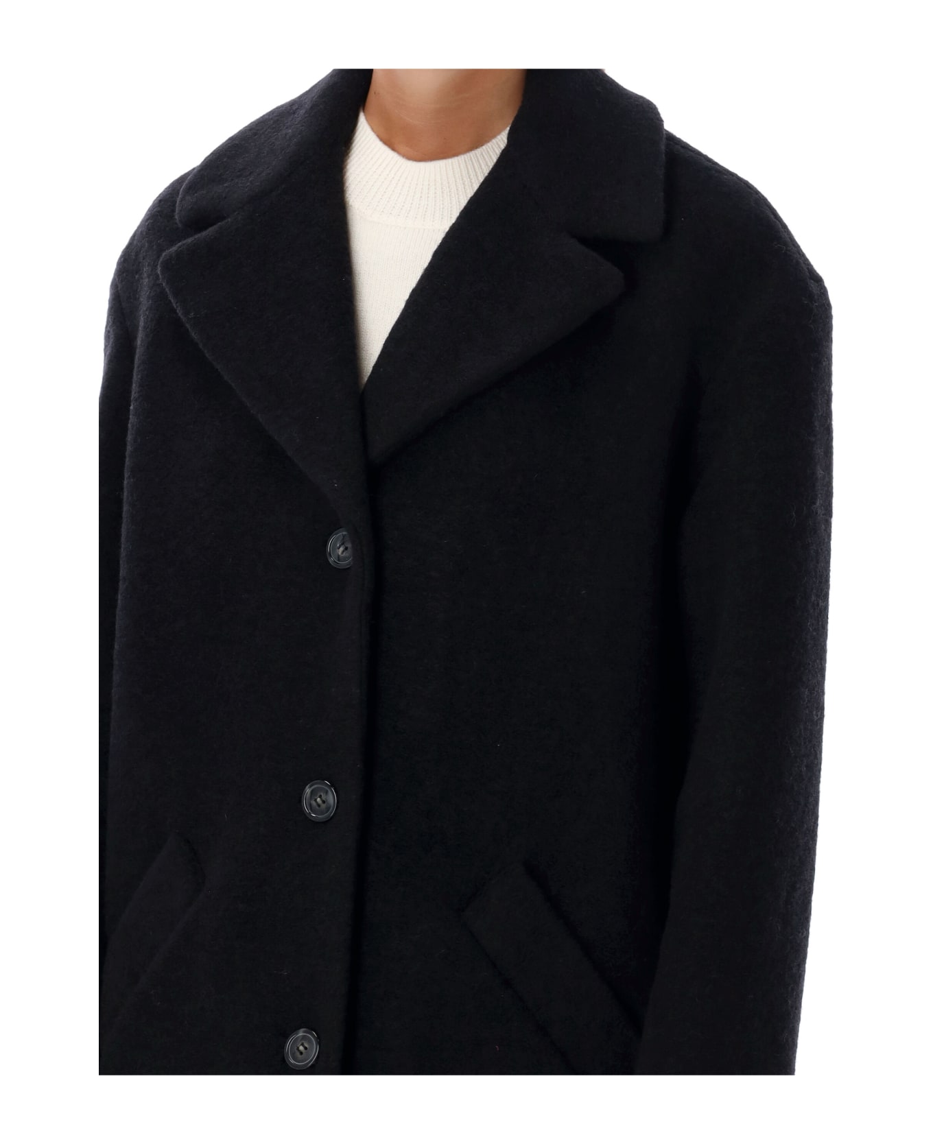 A.P.C. Ninon Coat - BLACK