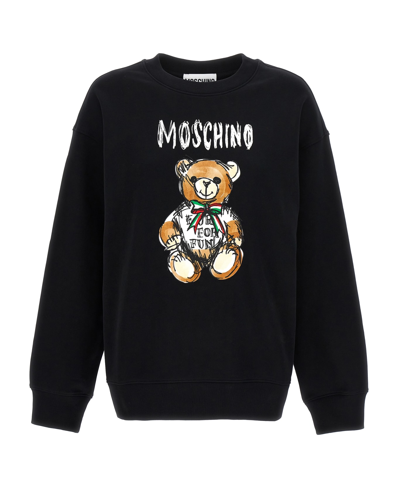 Moschino 'teddy Bear' Sweatshirt - Black  