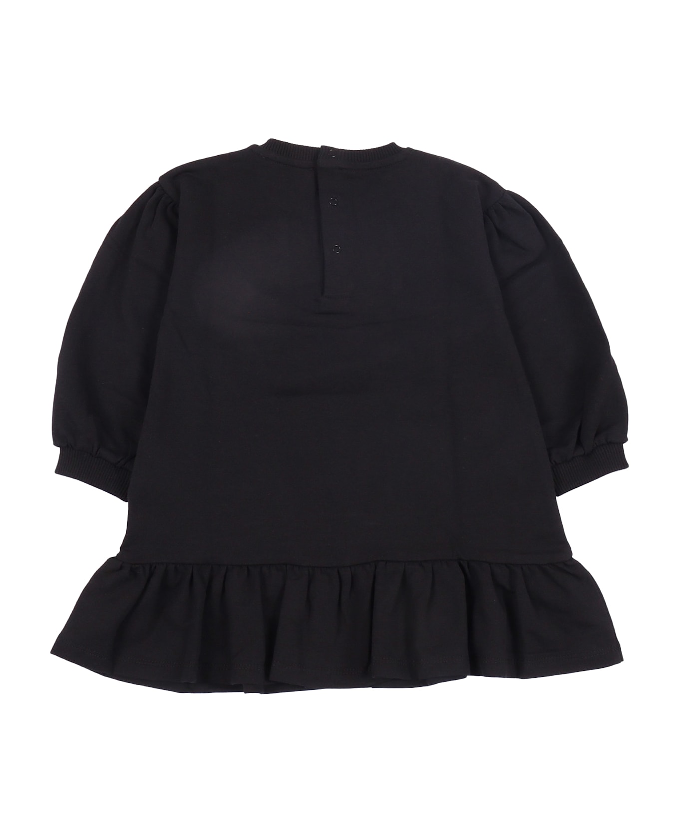 Moschino Long Sleeved Dress - BLACK