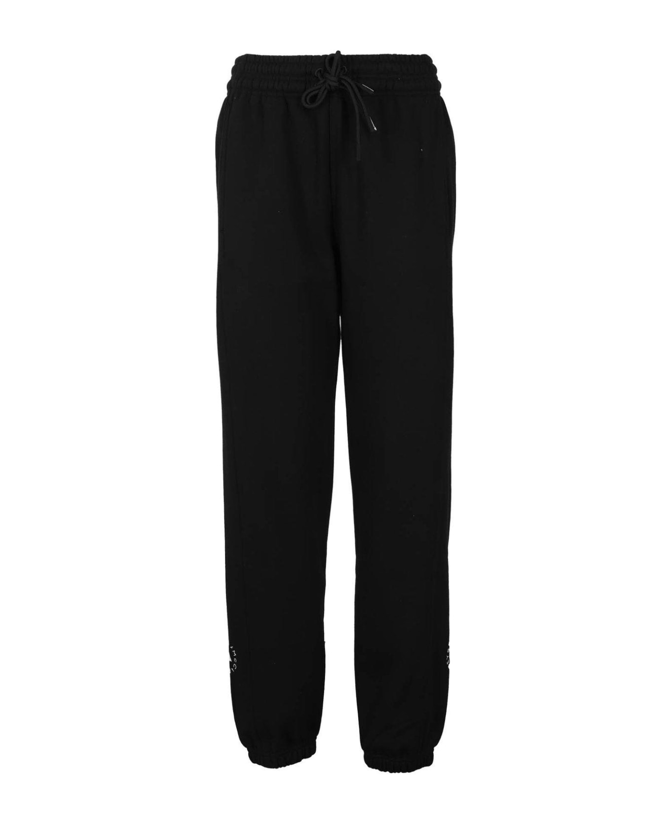 Adidas by Stella McCartney Logo Printed Drawstring Track Pants - Black