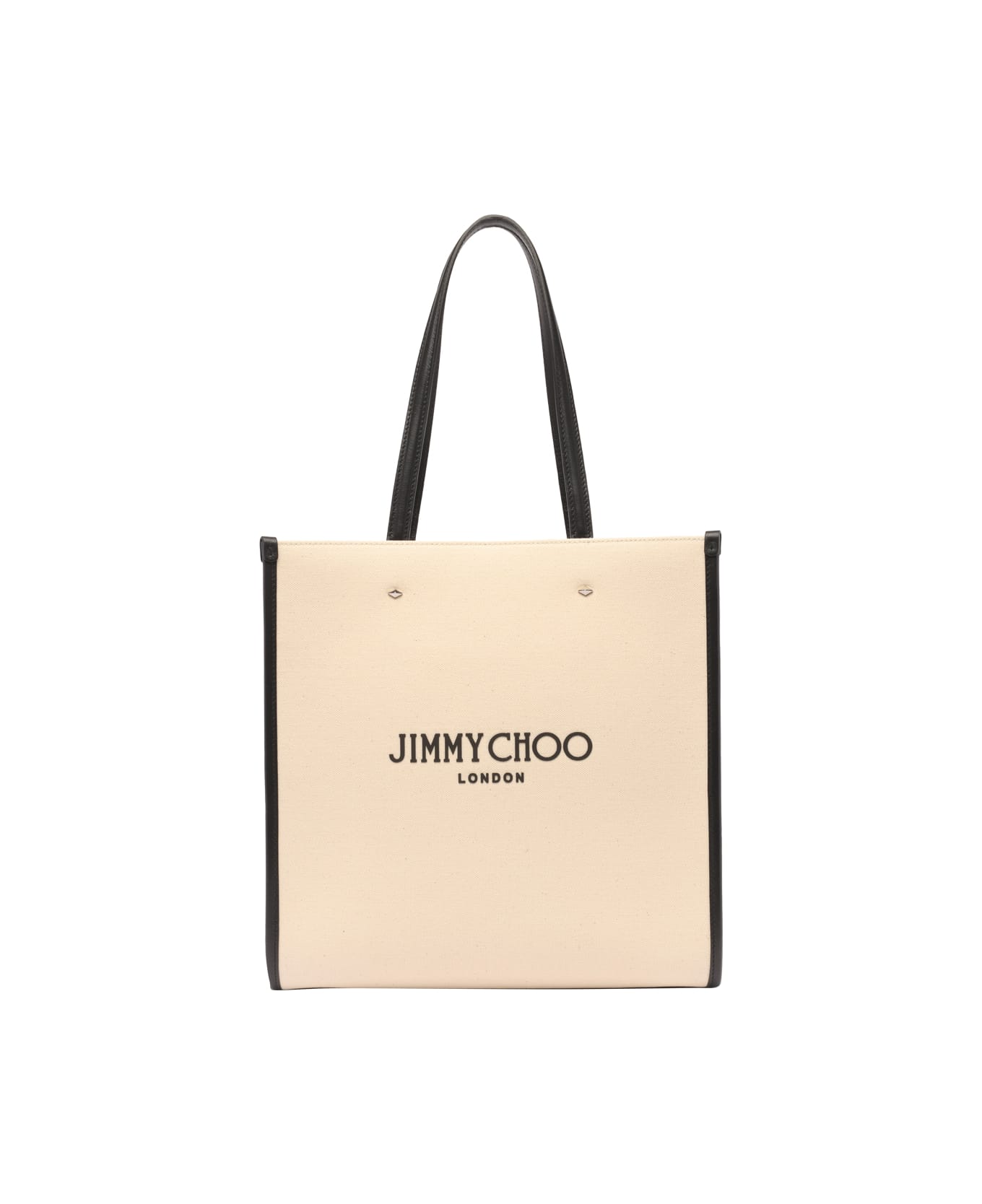 Jimmy Choo Logo Tote Bag - White