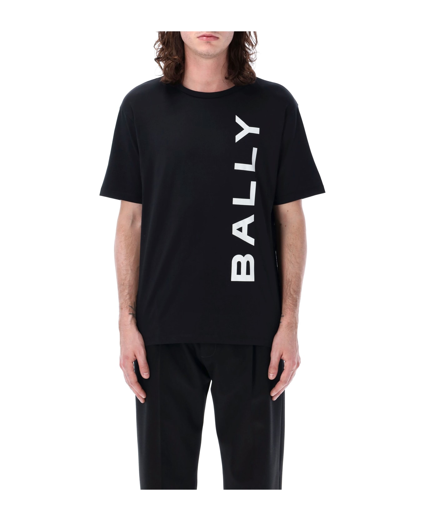 Bally Logo T-shirt - BLACK