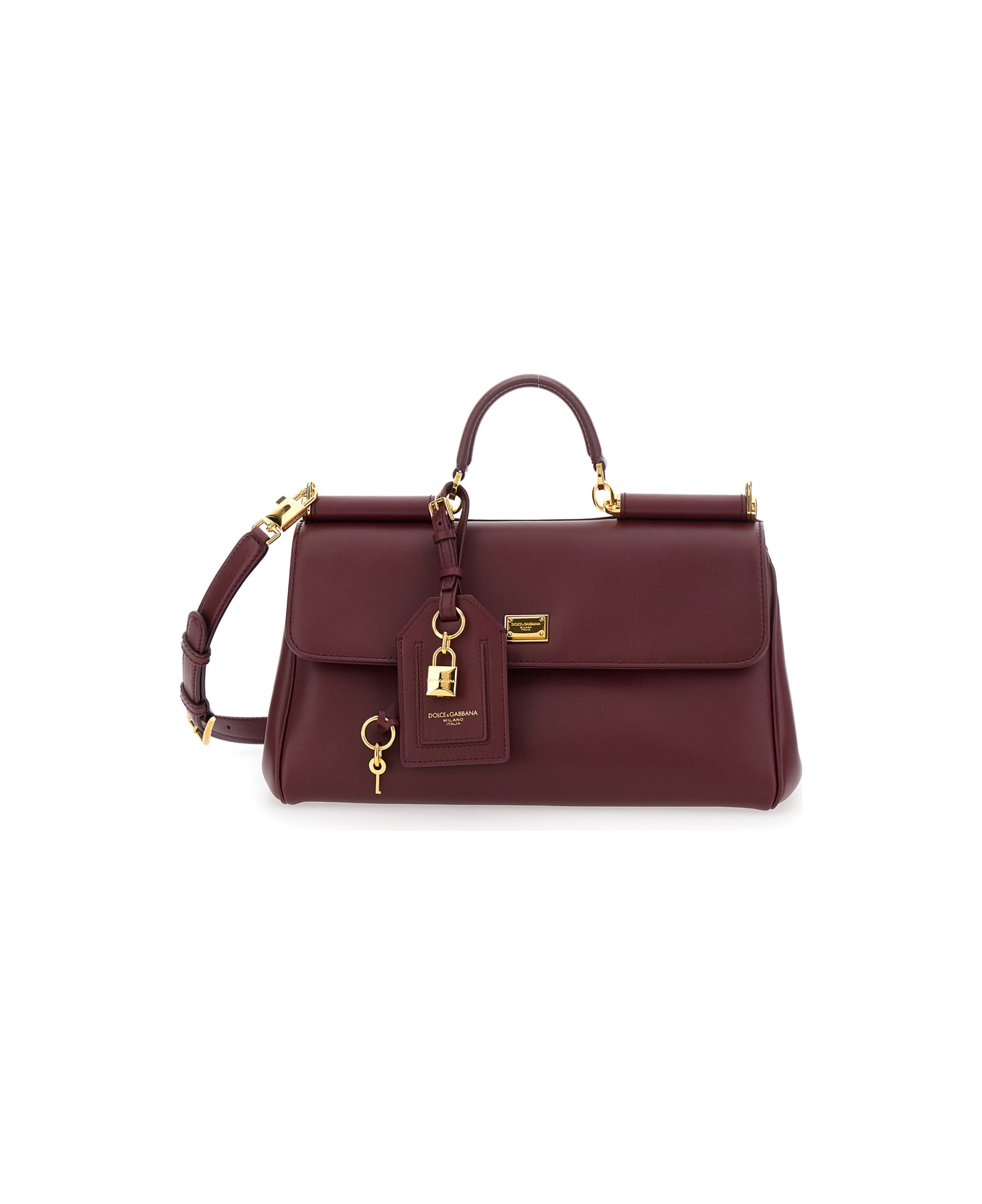 Dolce 
Gabbana Vit.plonge Lux Ottone Vintage - Bordeaux