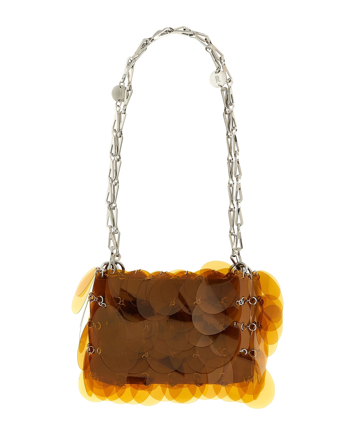 Paco Rabanne 'sparkle' Shoulder Bag - Orange