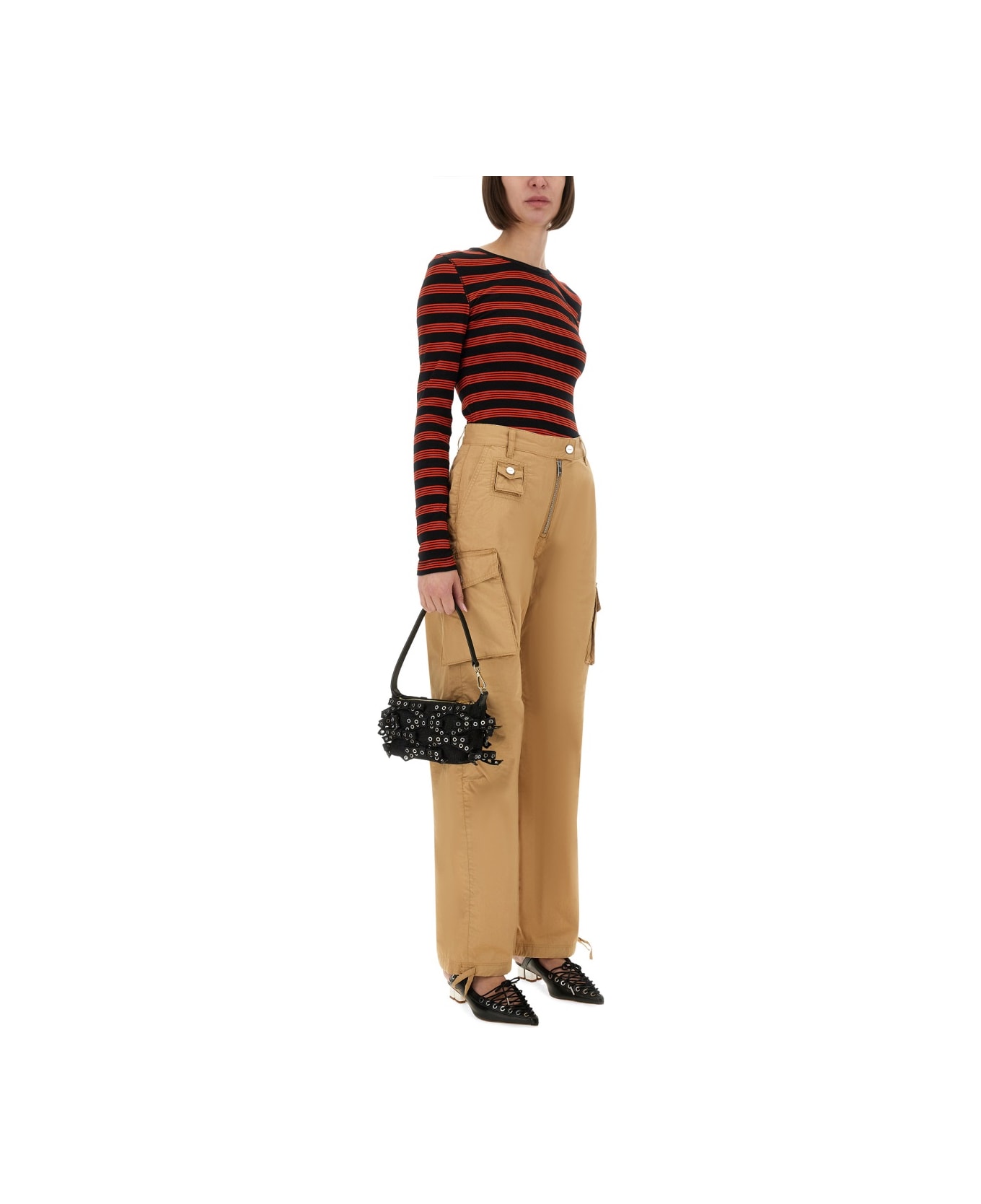 Ganni Long-sleeved T-shirt - MULTICOLOUR