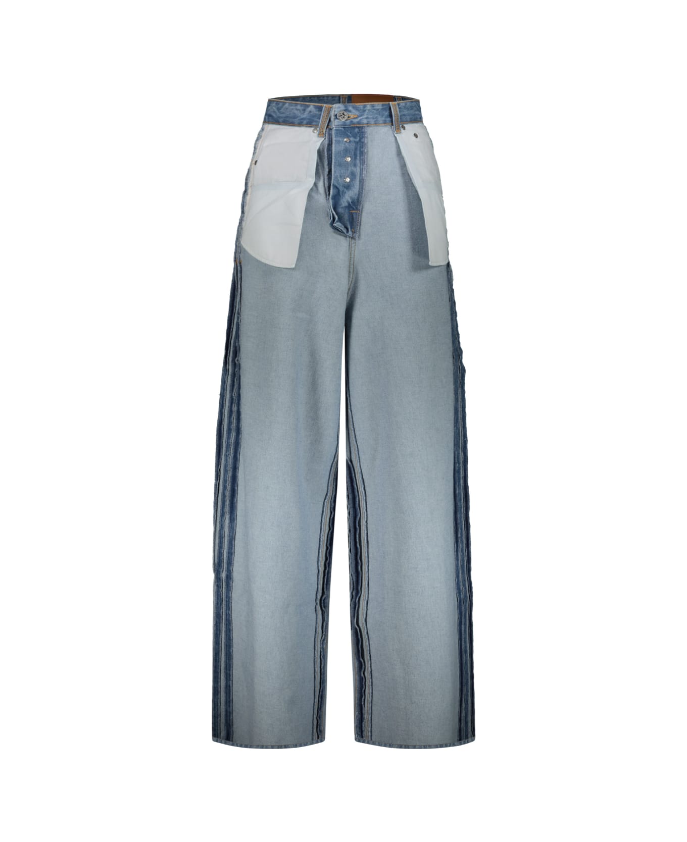 VETEMENTS Inside-out Baggy Jeans - Blue