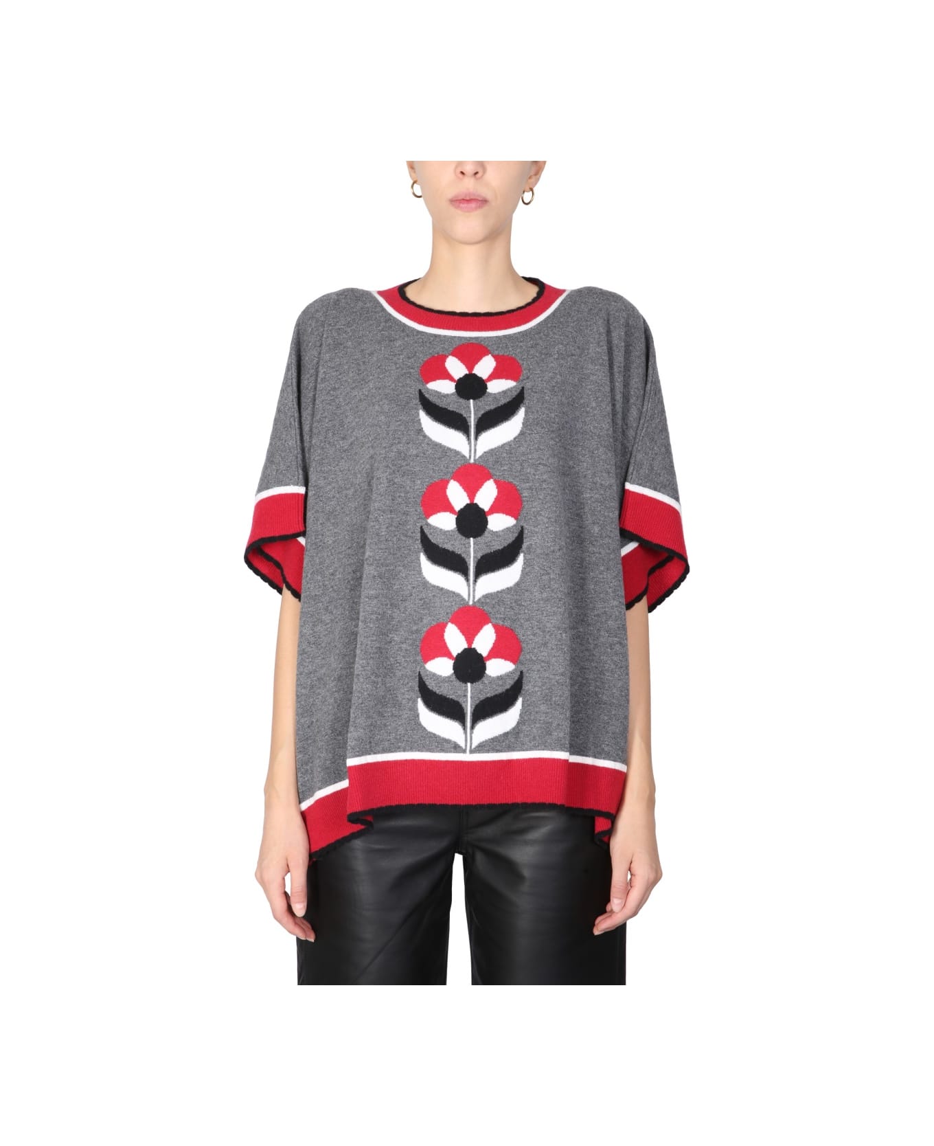 Boutique Moschino Wool Jersey. - GREY