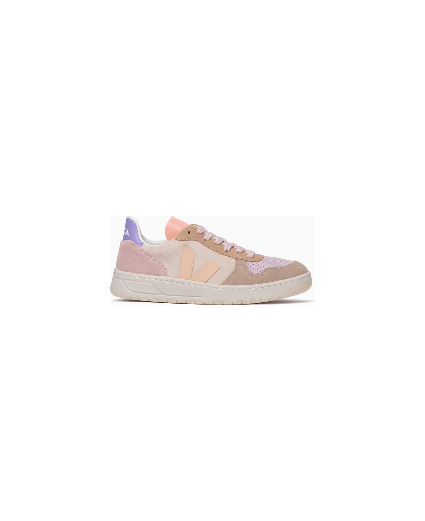 Veja V-10 Suede Sneakers Vx0302908 - Peach