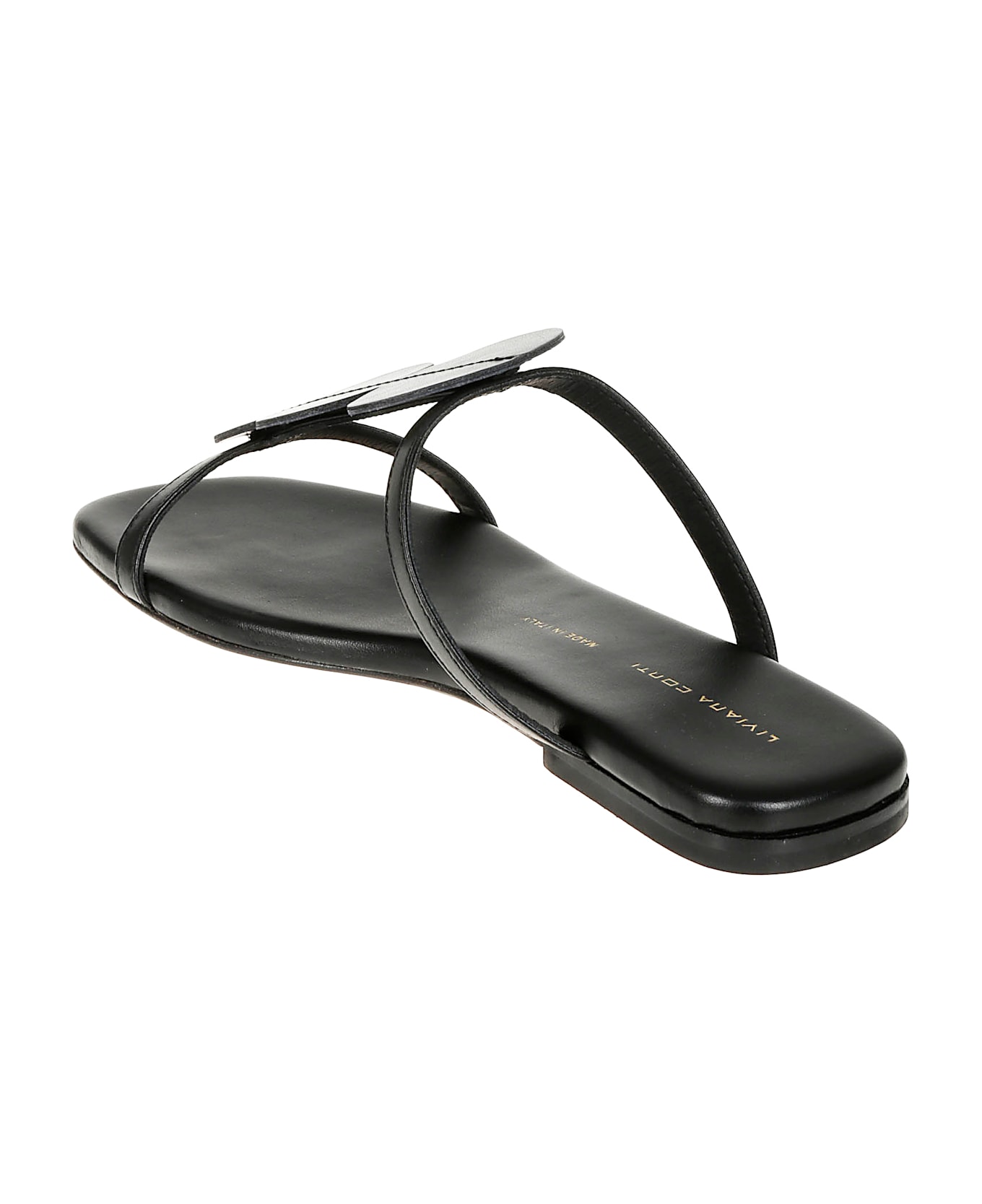 Liviana Conti Flat Mules Dots - Nero