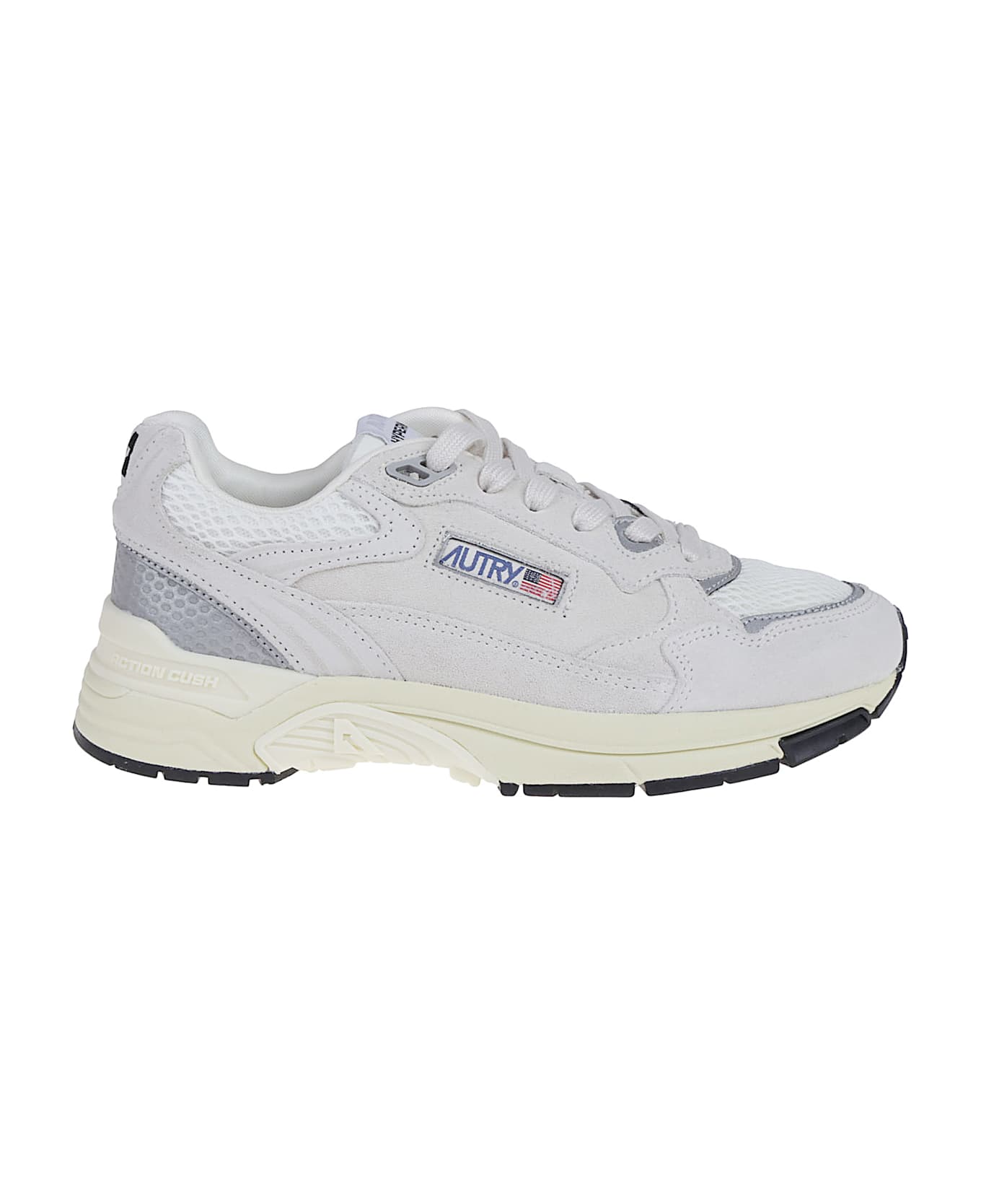 Autry Hyperway Low Sneakers - White/silver