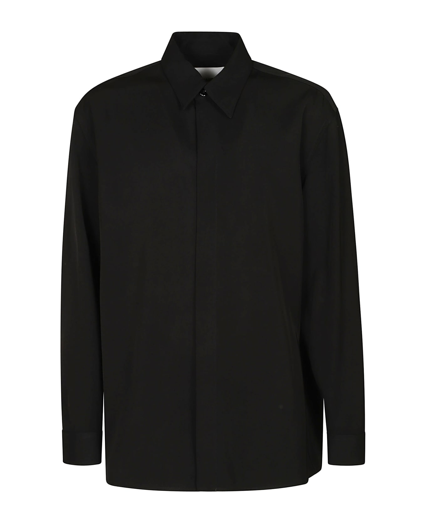 Jil Sander Plain Oversized Shirt - Black