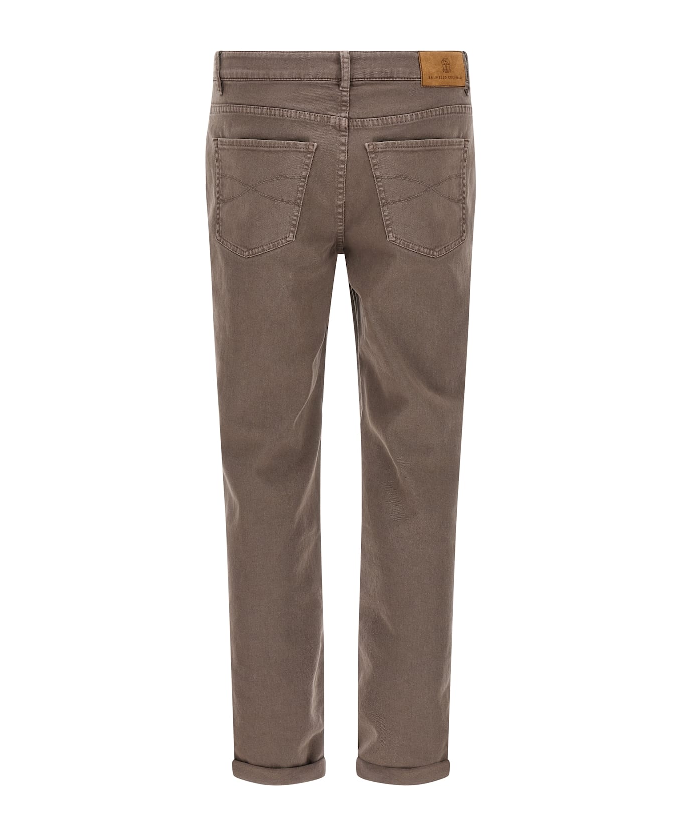 Brunello Cucinelli Garment-dyed Jeans - Beige