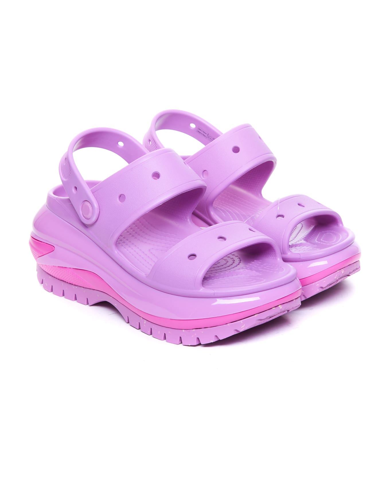 Crocs Classic Mega Crush Sandals - Purple サンダル