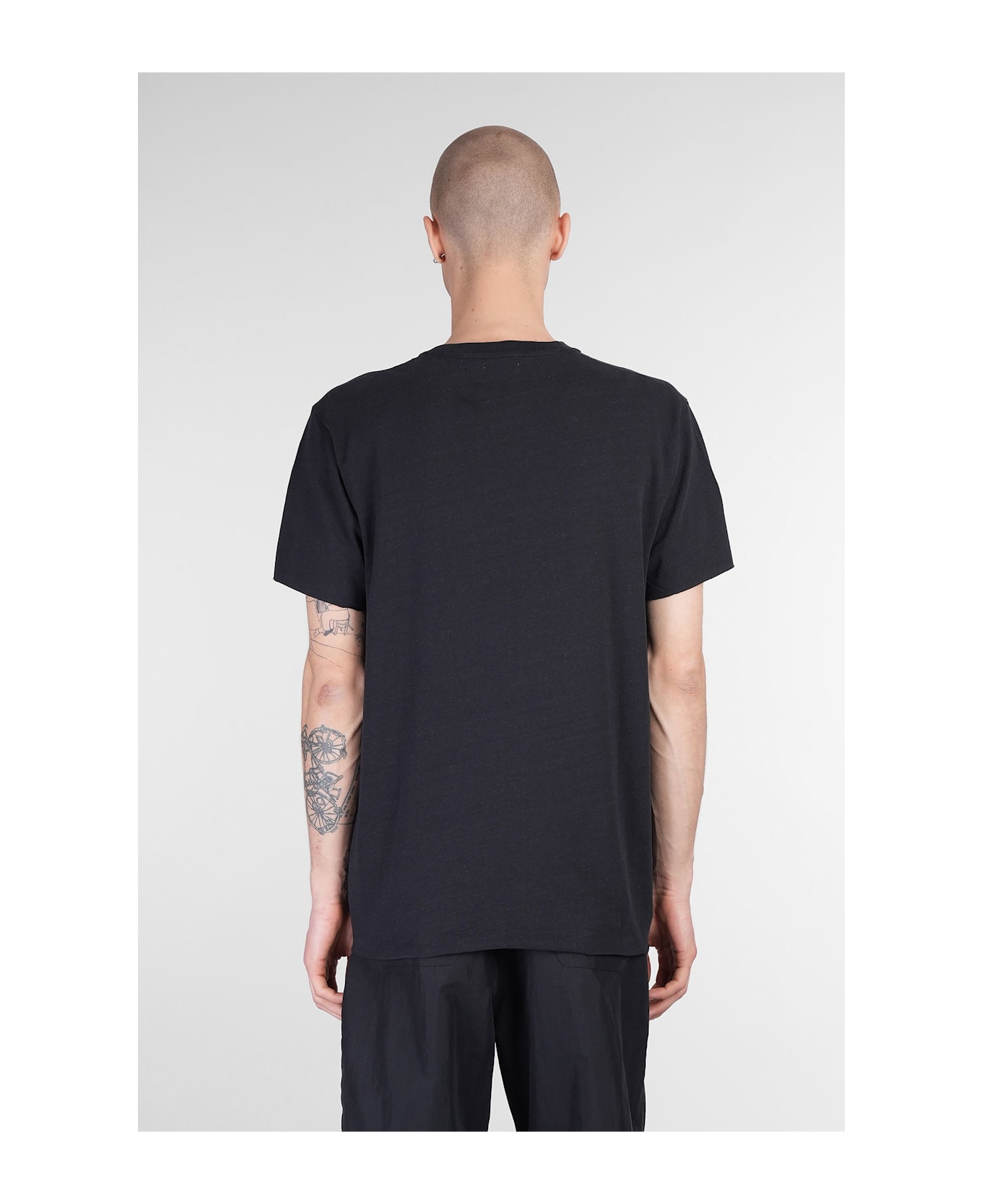 John Elliott T-shirt In Black Cotton - black