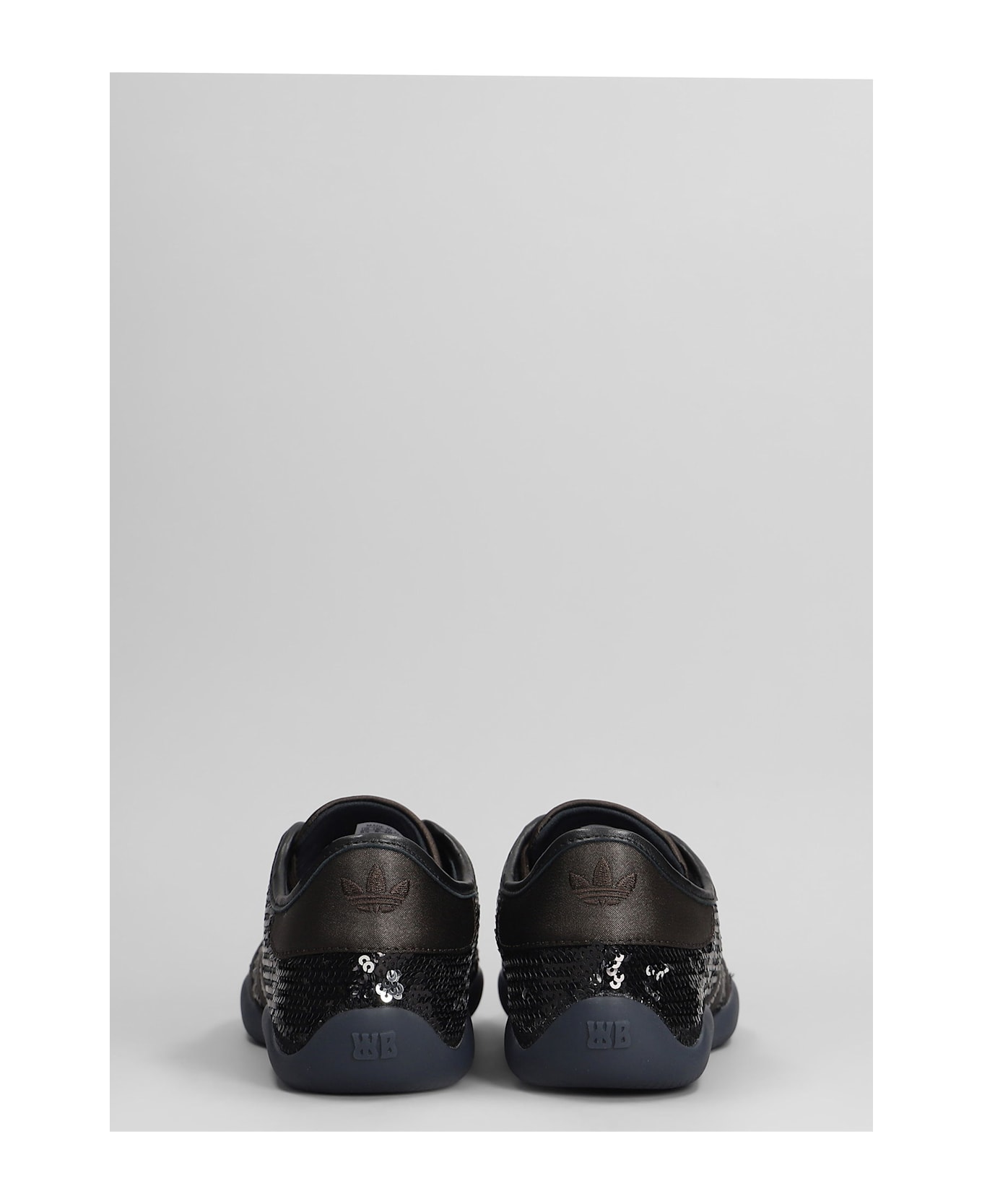 Adidas Originals by Wales Bonner Lo Pro Sequin Sneakers In Black Fabric - black