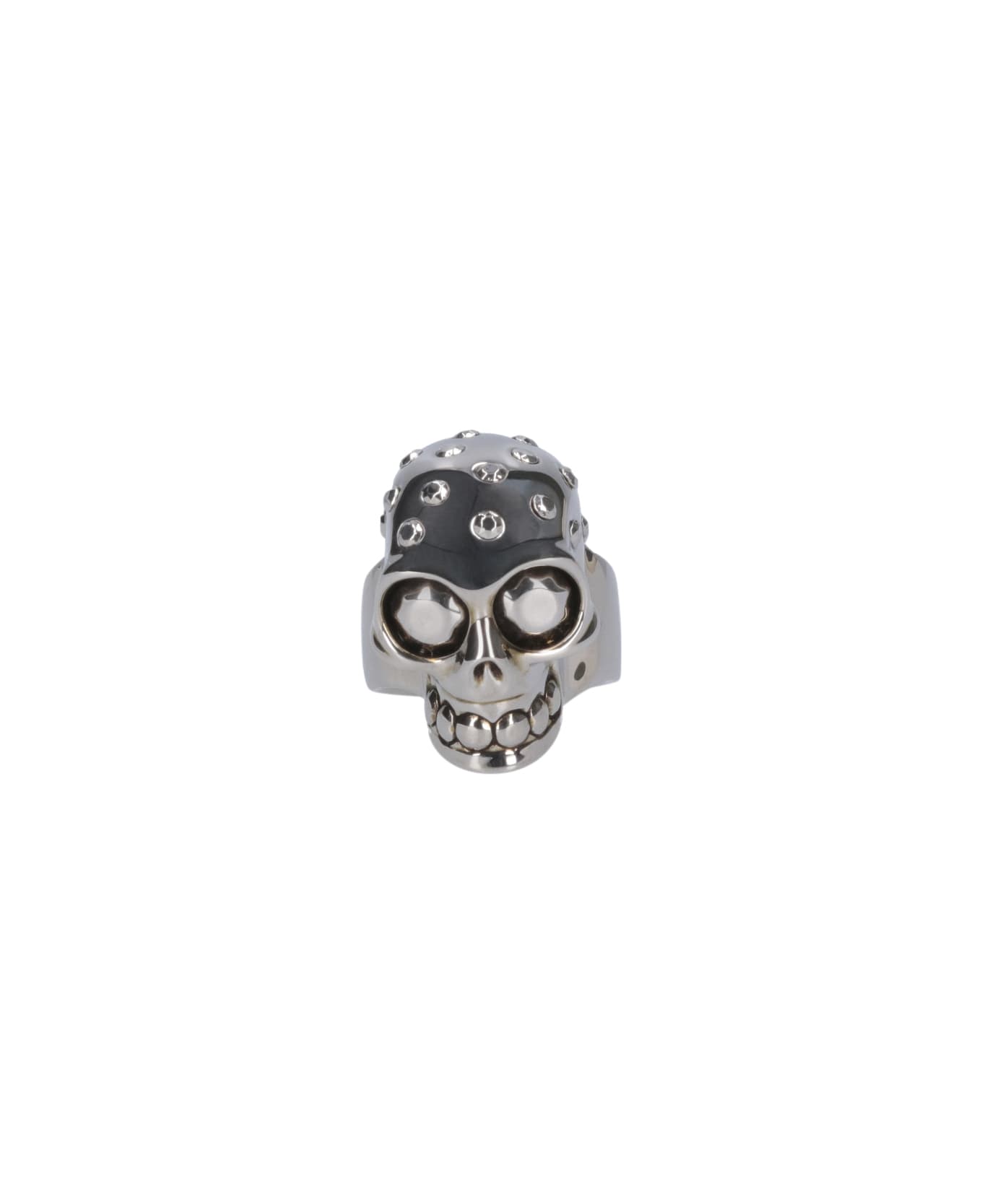 Alexander McQueen The Jewelled Skull Ring - Silver