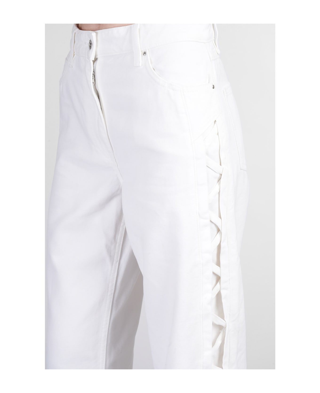 IRO Maryus Jeans In White Cotton - white
