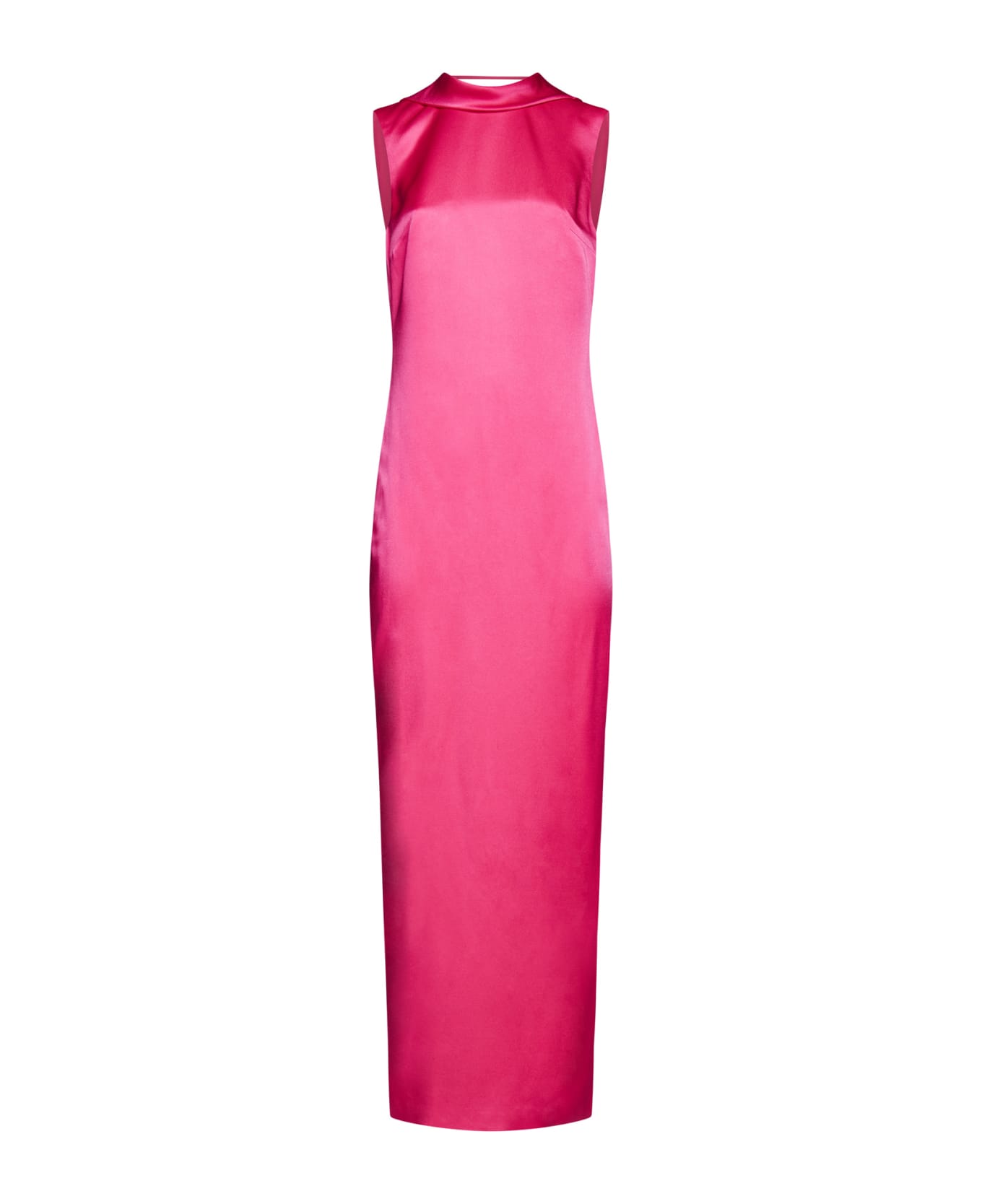 Versace Draped Sheath Dress - Pink