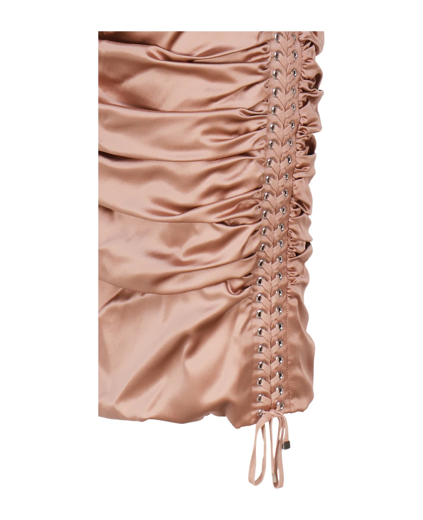 Dolce & Gabbana Stretch Silk Midi Dress - Hazelnut