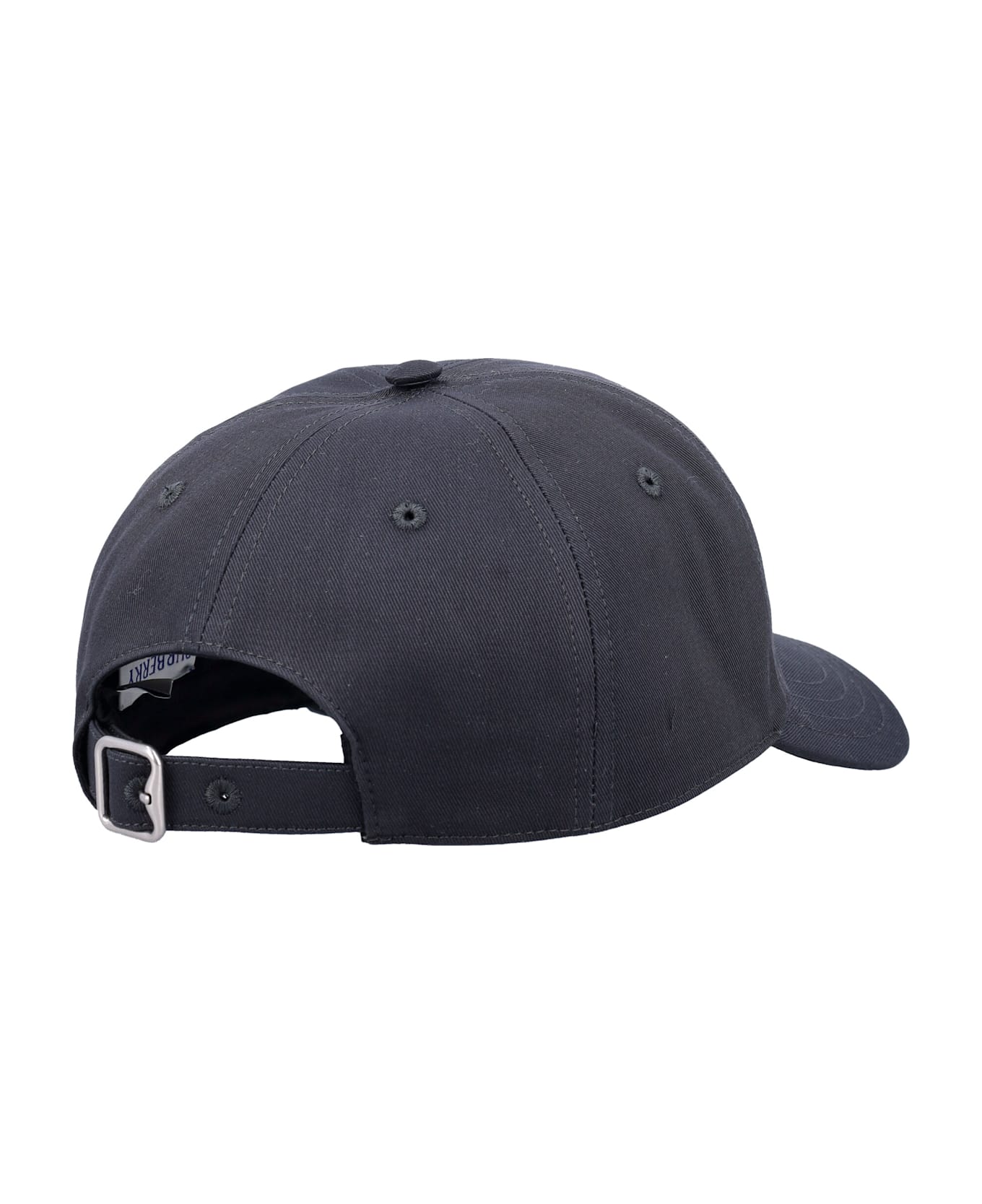 Burberry London Ekd Cotton Baseball Cap - CHARCOAL