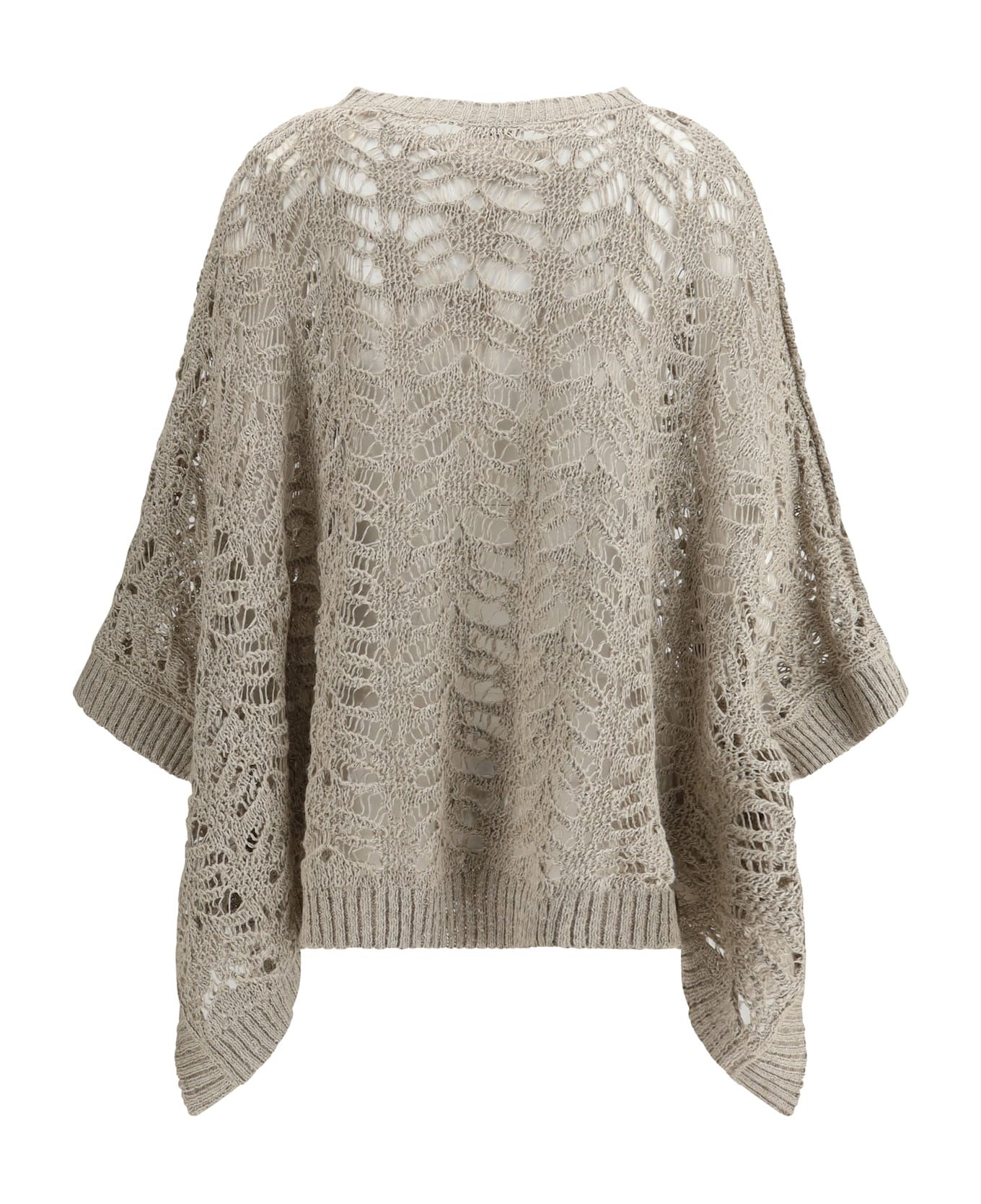 Brunello Cucinelli Crocheted Poncho