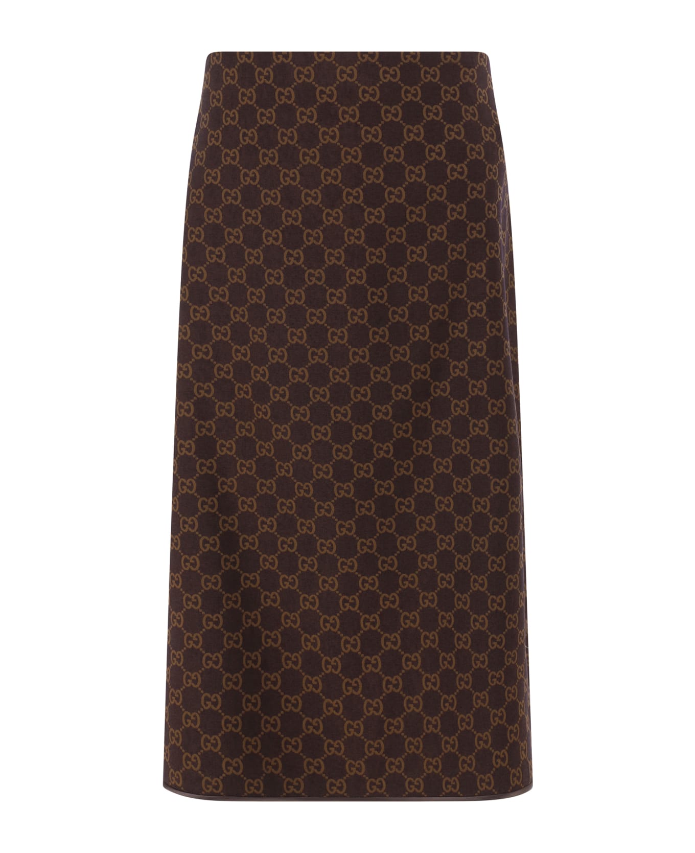 Gucci Midi Skirt - Brown スカート