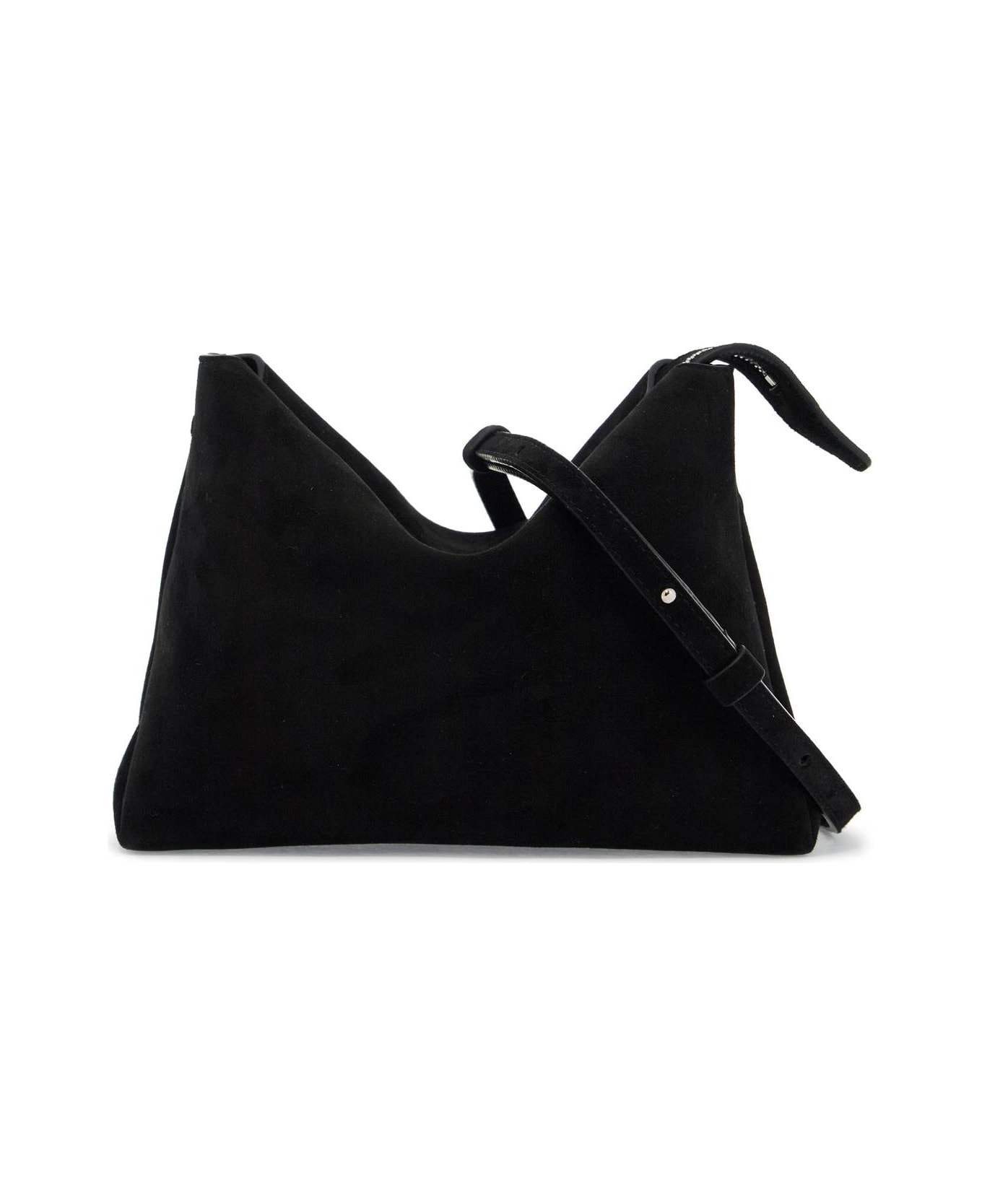 Khaite Suede Leather Lina Clutch Bag - BLACK (Black)