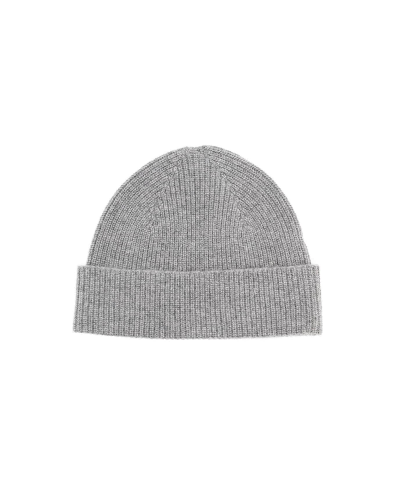 Zegna Cashmere Beanie - GREY
