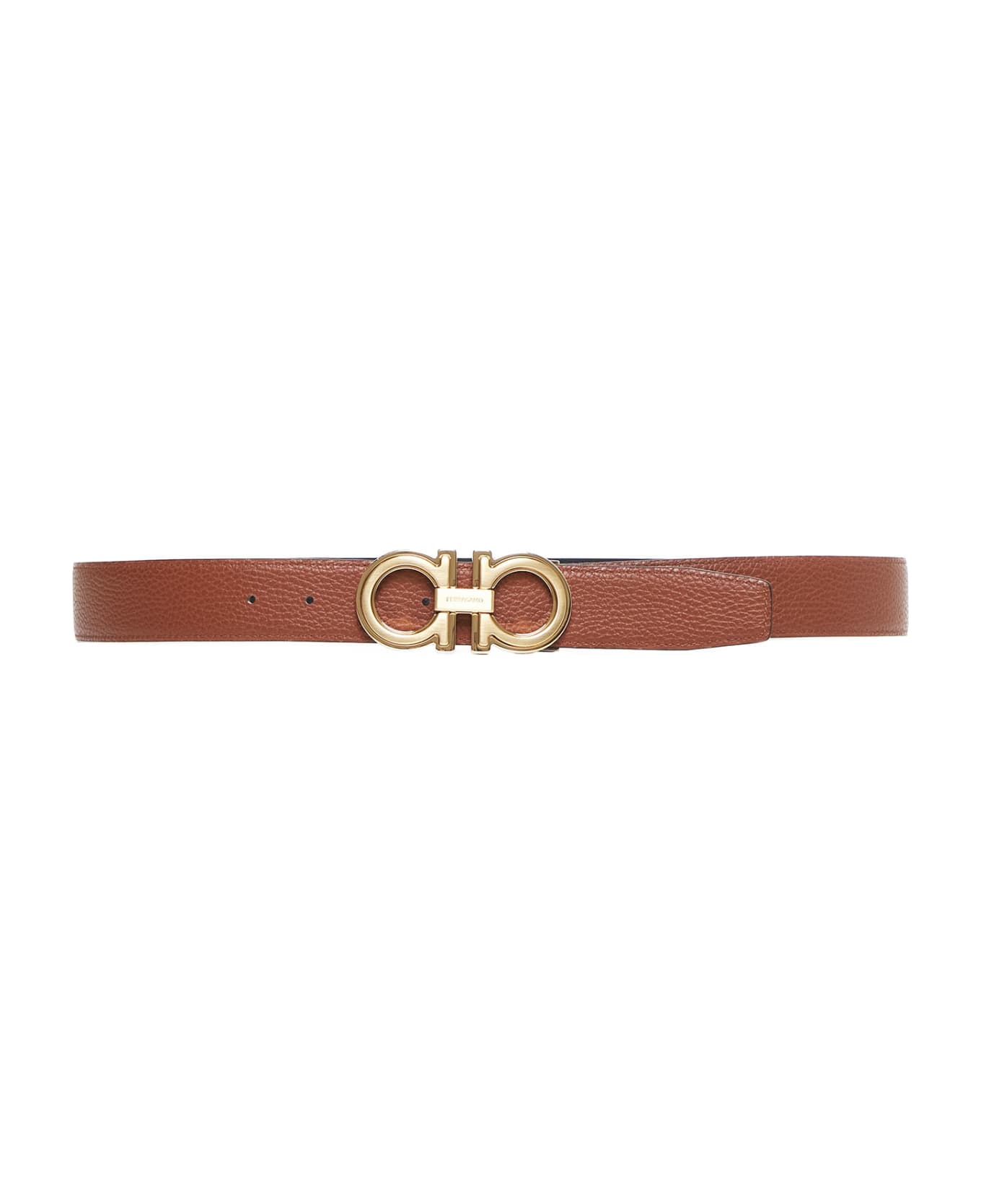 Ferragamo Belt - Nero || new cognac