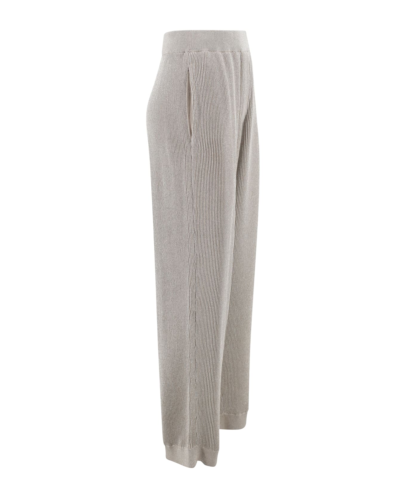 Brunello Cucinelli Vanisè Trousers - Silver