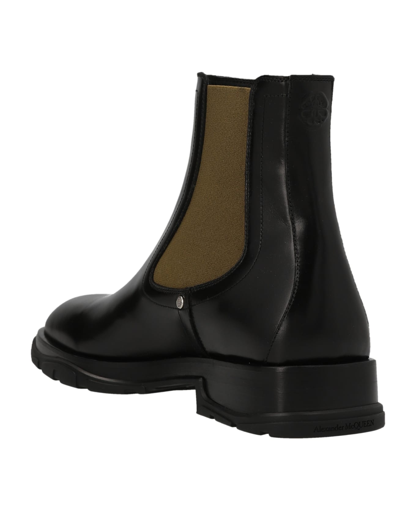Alexander McQueen Leather Boots - Black  