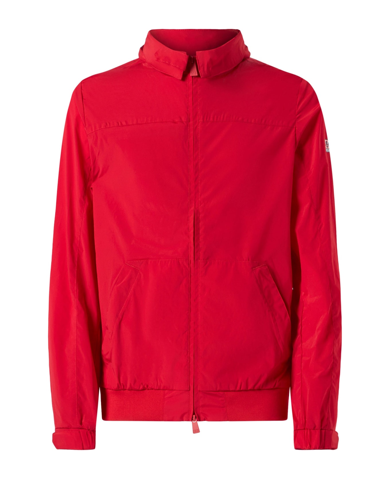 MC2 Saint Barth Red Zipped Midweight Windbreaker - RED