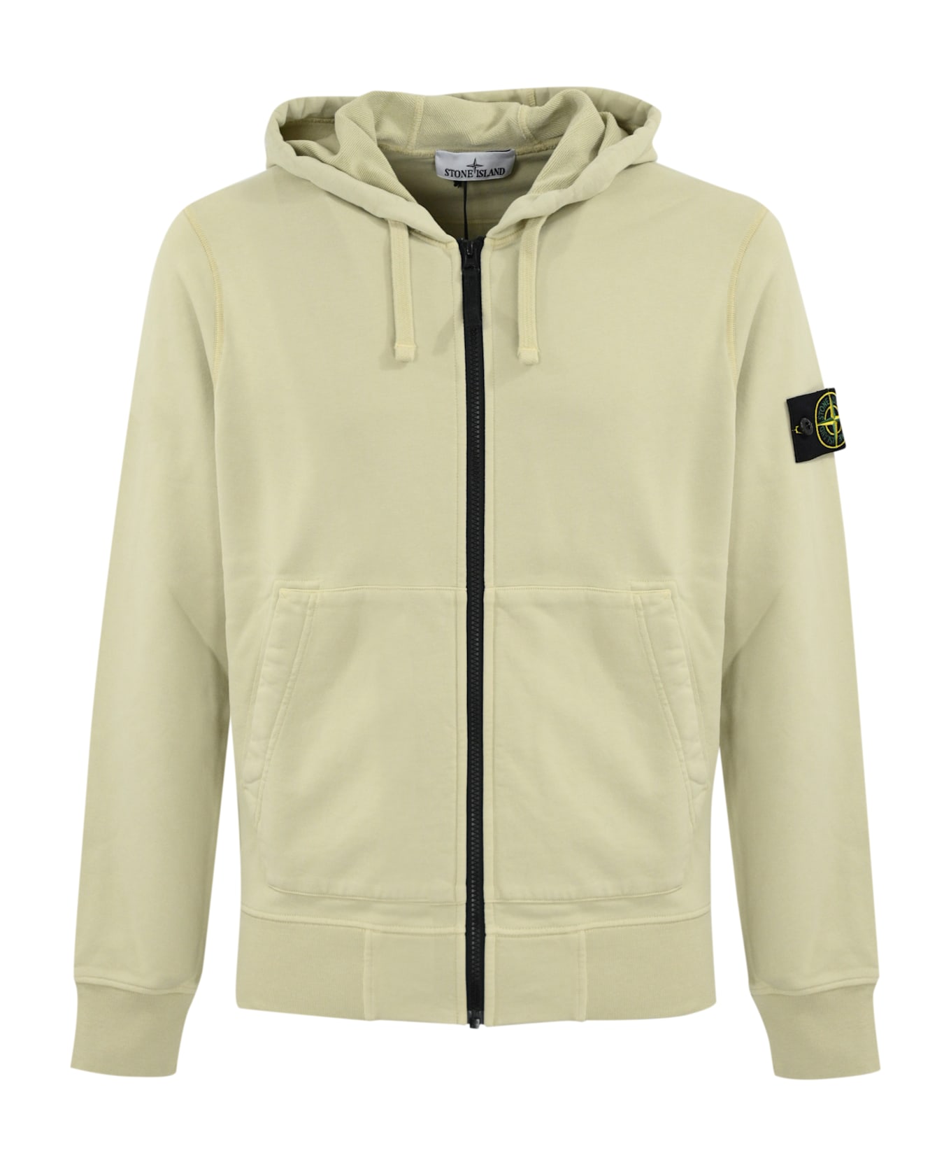 Stone Island Zip Sweatshirt 64251 - Plaster