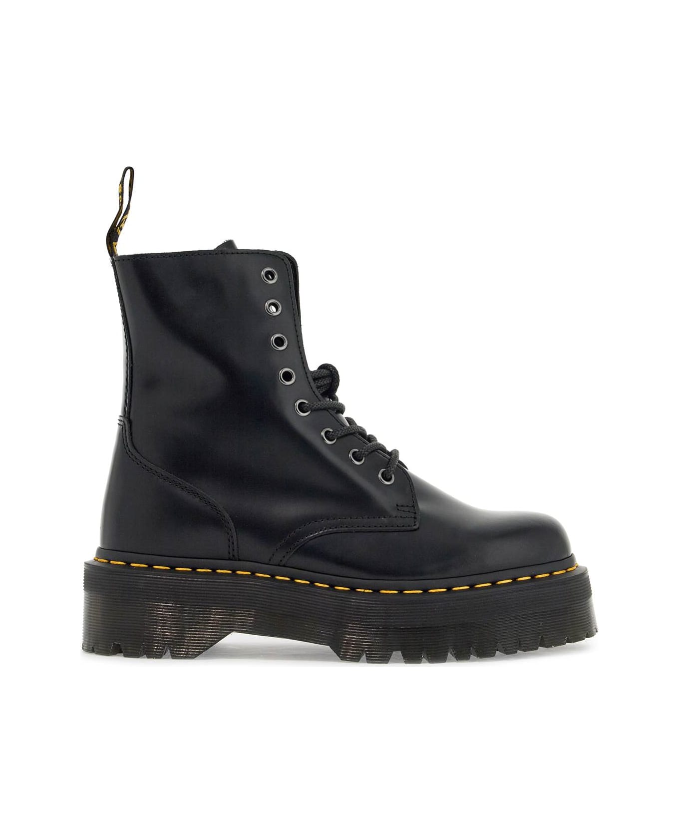 Dr. Martens Jadon Combat Boots - BLACK (Black)