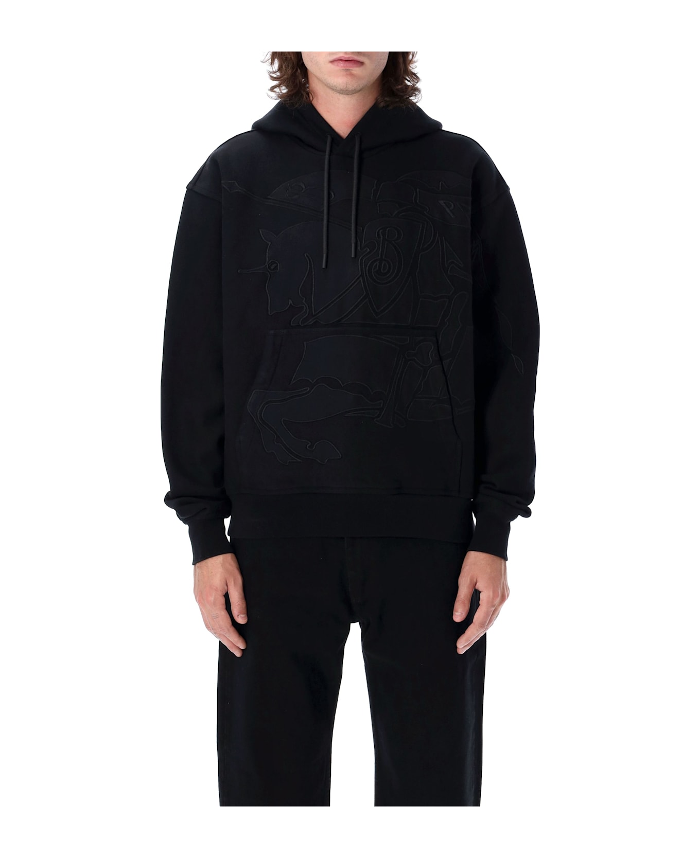 Burberry London Ekd Hoodie - BLACK