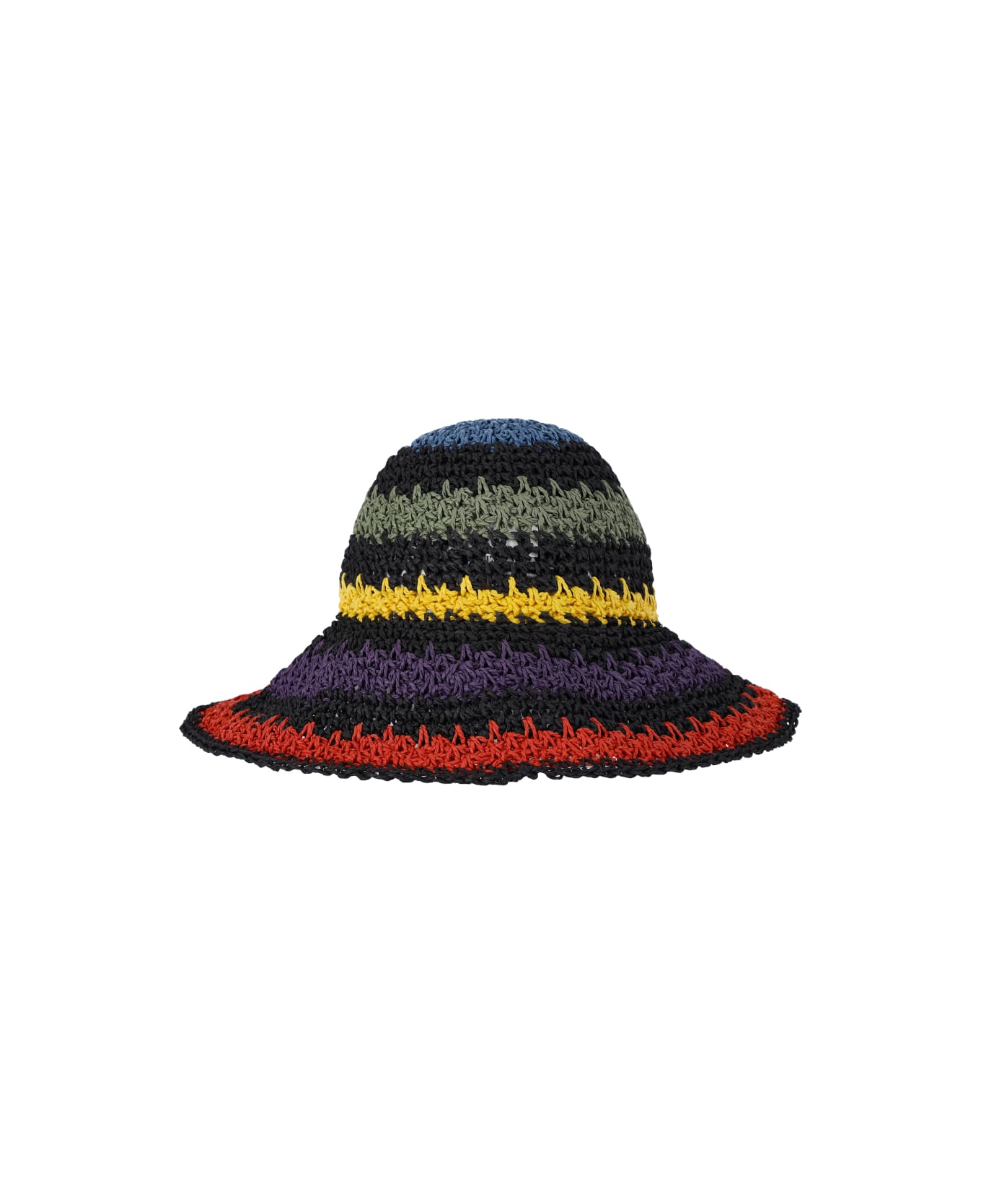Ruslan Baginskiy Multicolour Bucket Hat - Black  