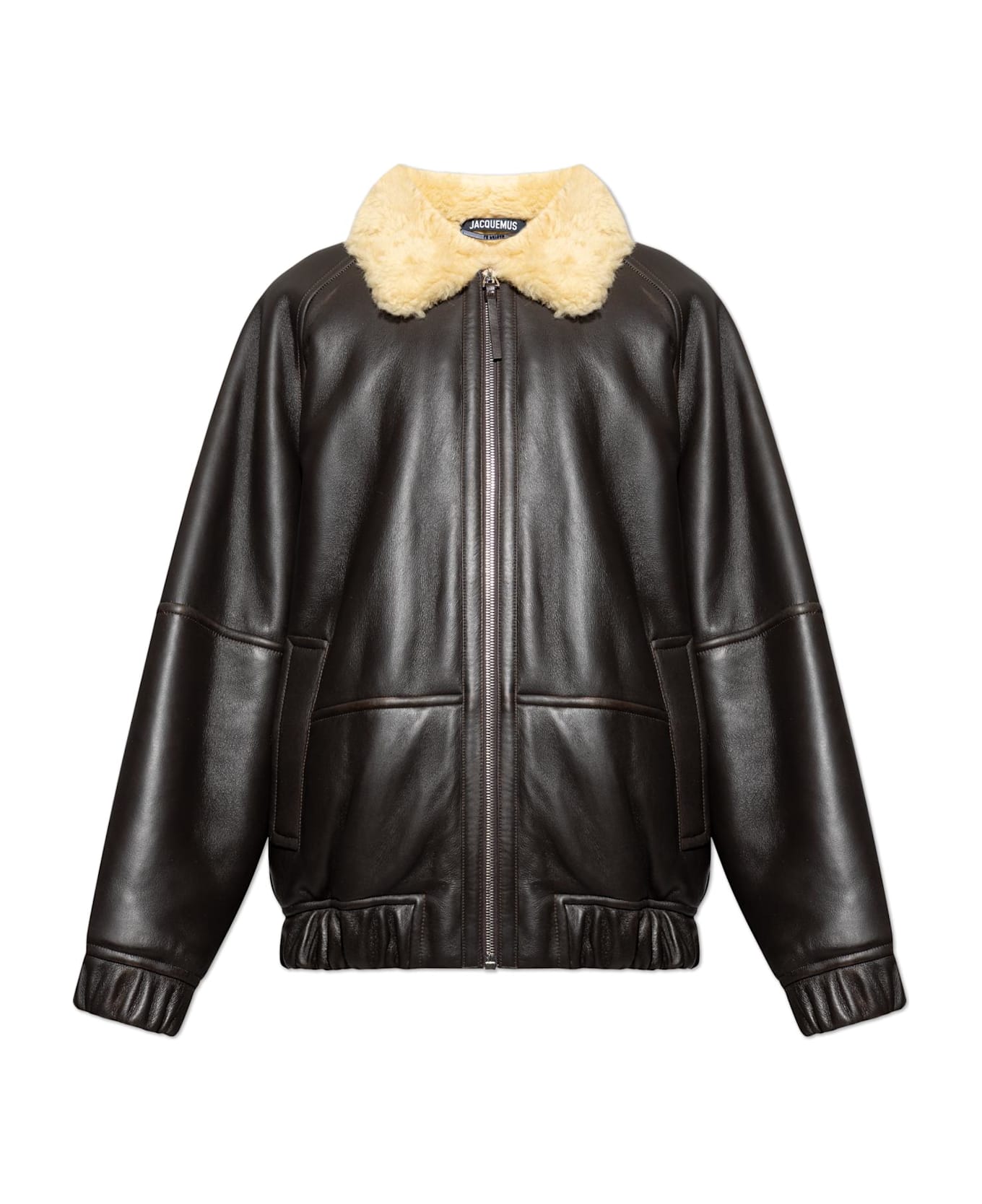 Jacquemus Shearling Coat 
le Bombardier
 - BROWN/NEUTRALS