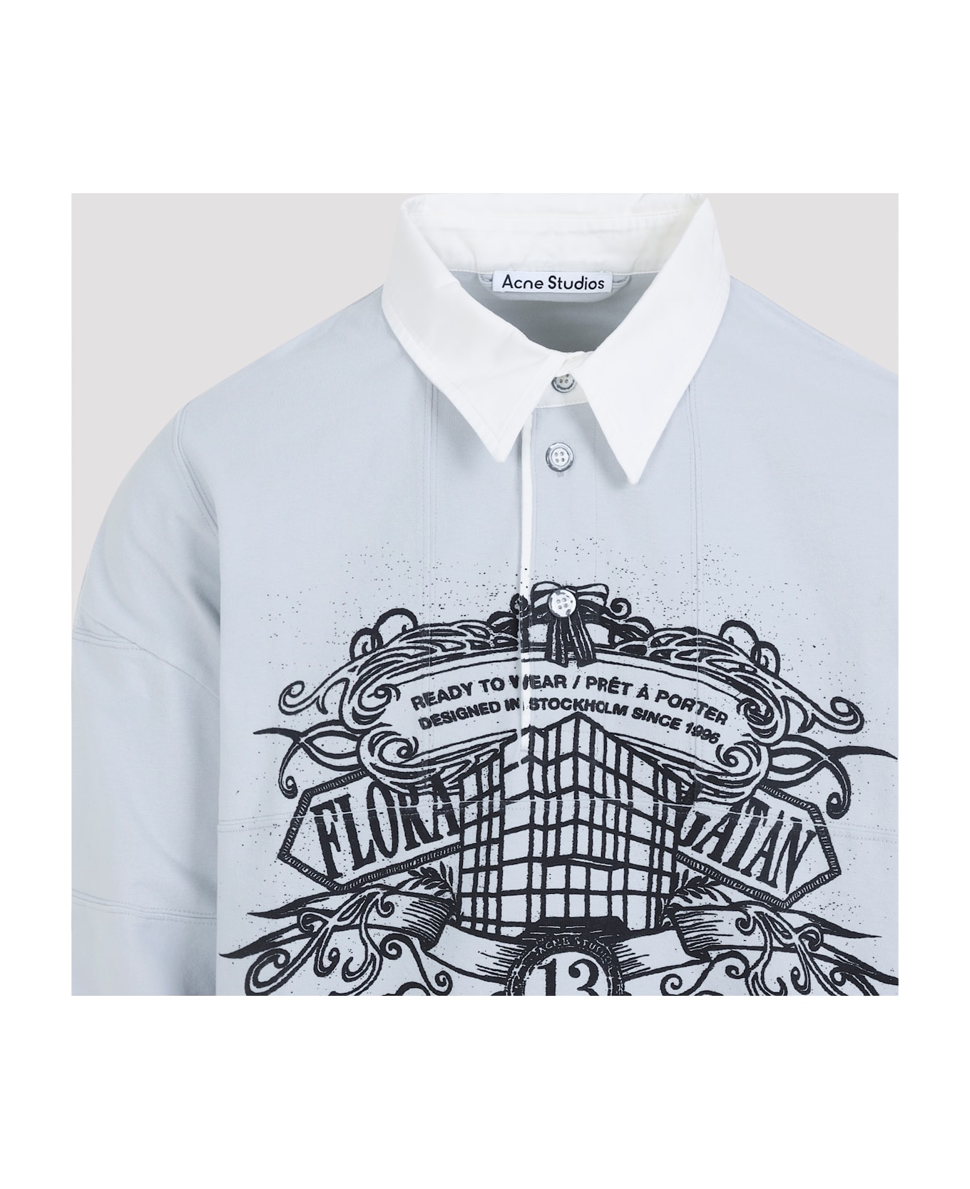 Acne Studios T-shirt - Aaa Cold Grey