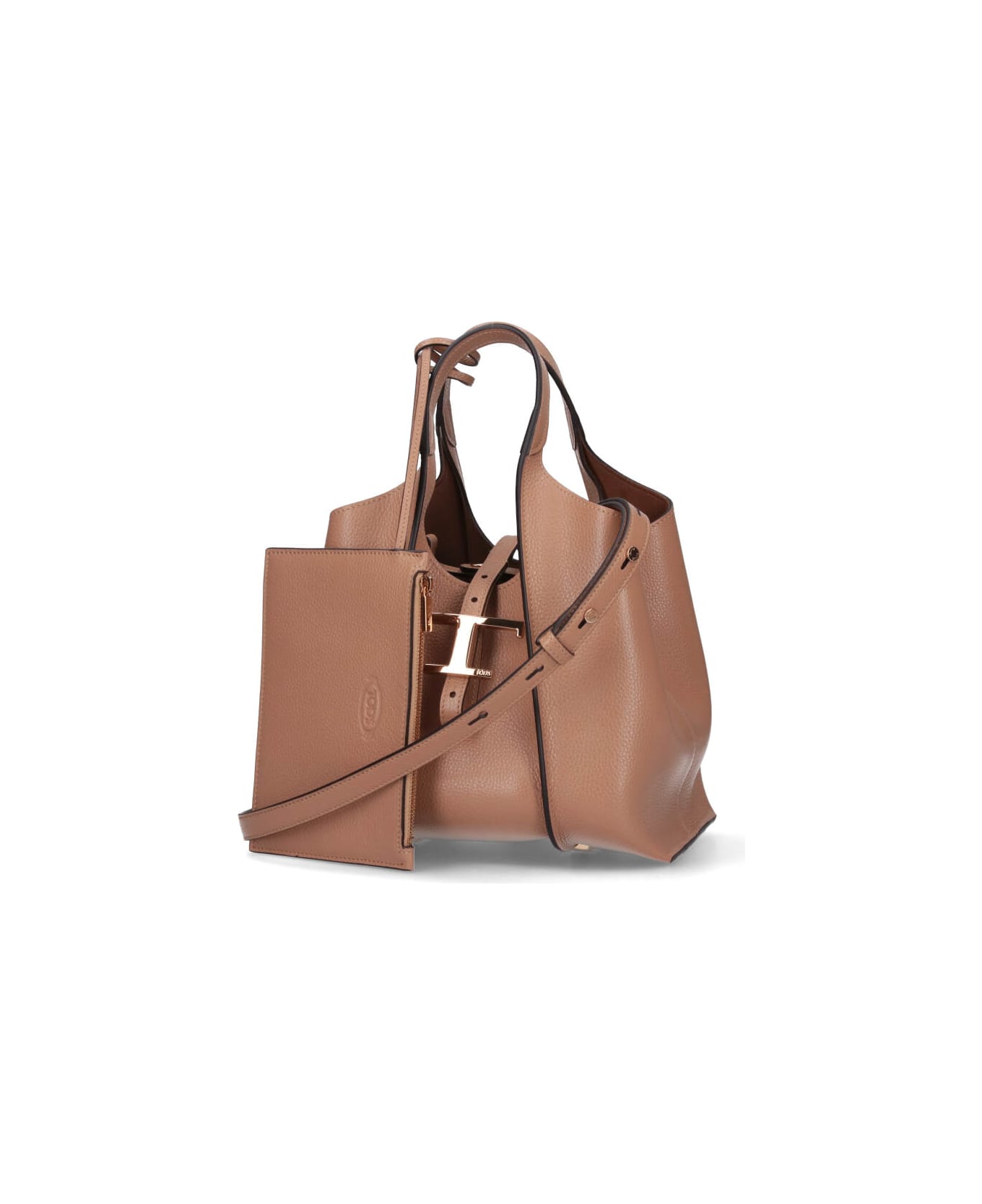 Tod
s 
t Timeless
 Small Shoulder Bag - Beige
