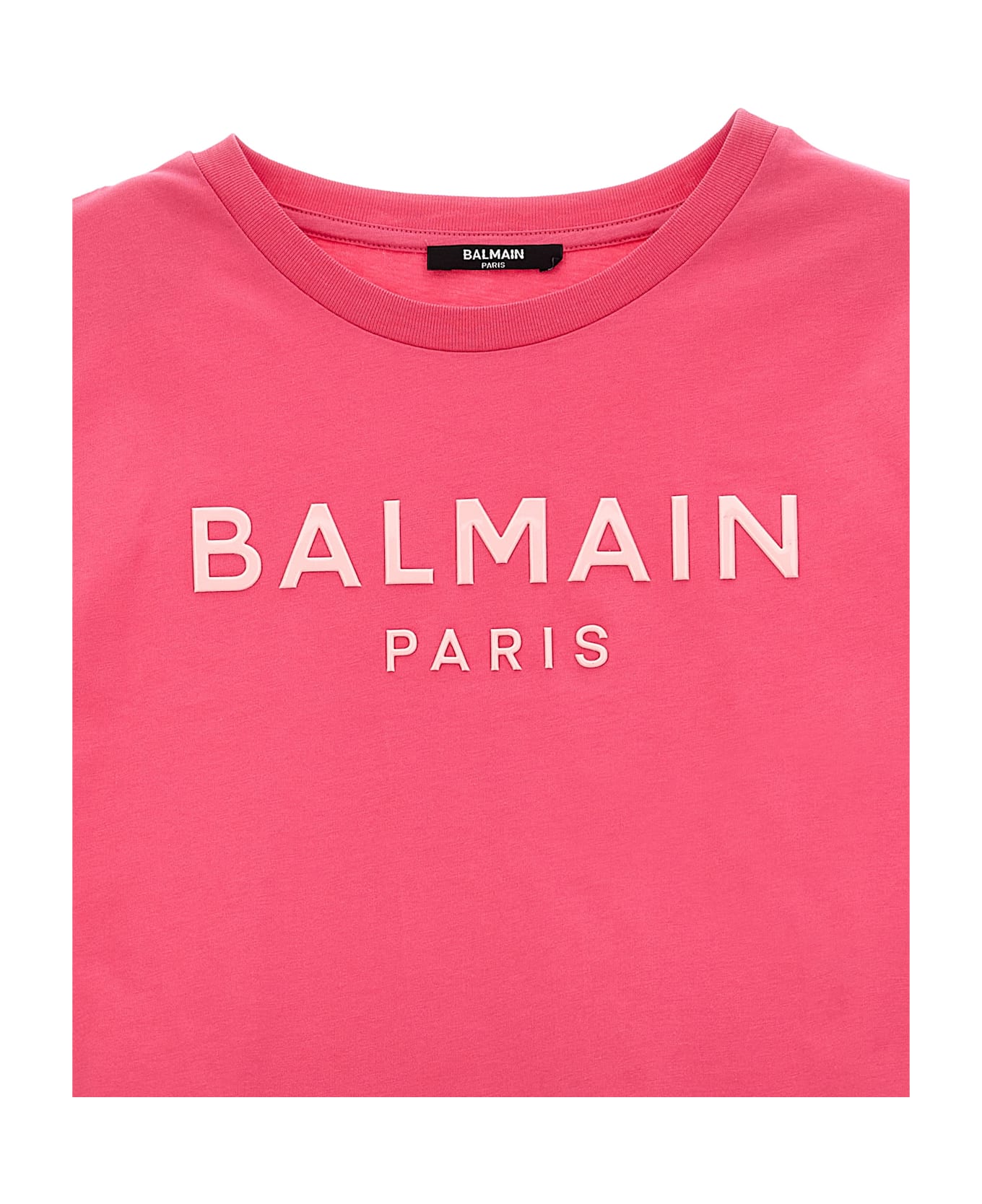 Balmain Embossed Logo T-shirt - Fuchsia