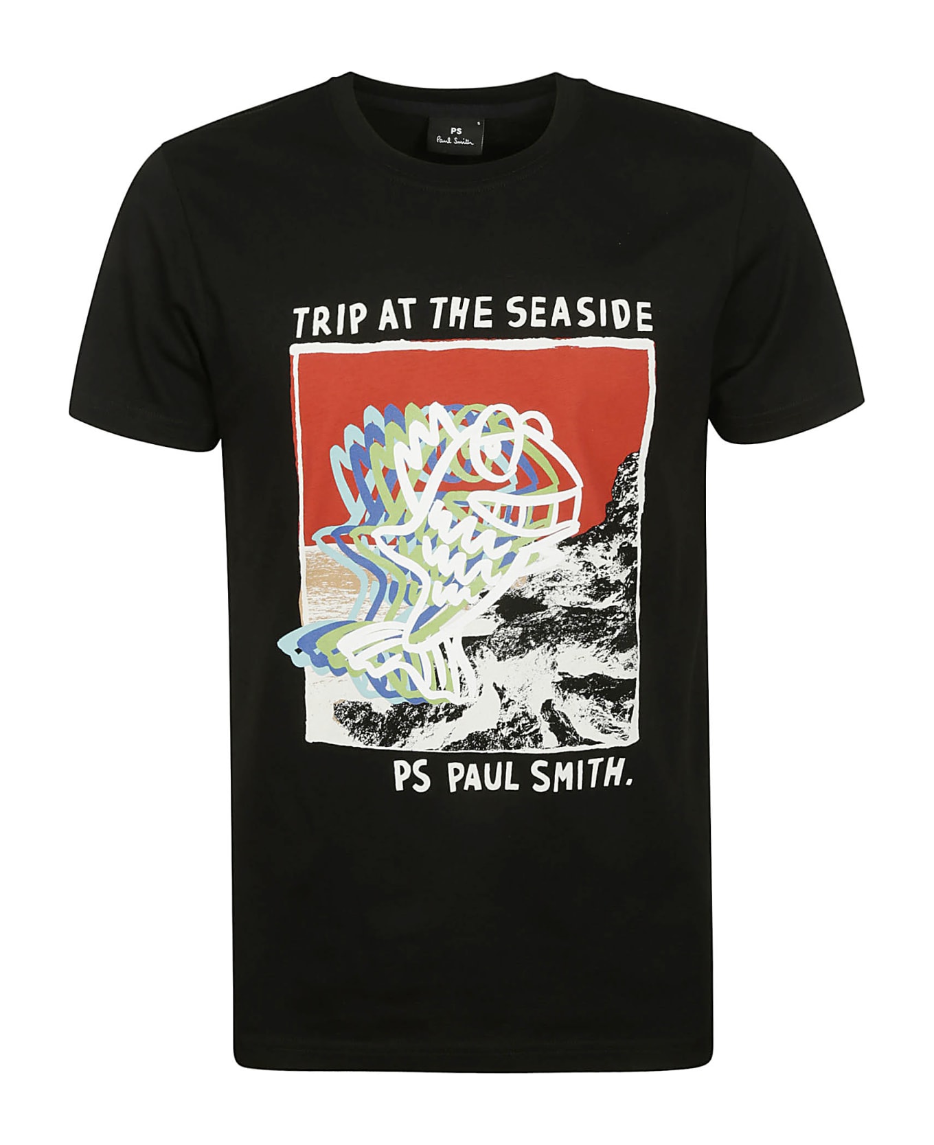 Paul Smith Slim Fit T-shirt Seaside - Black
