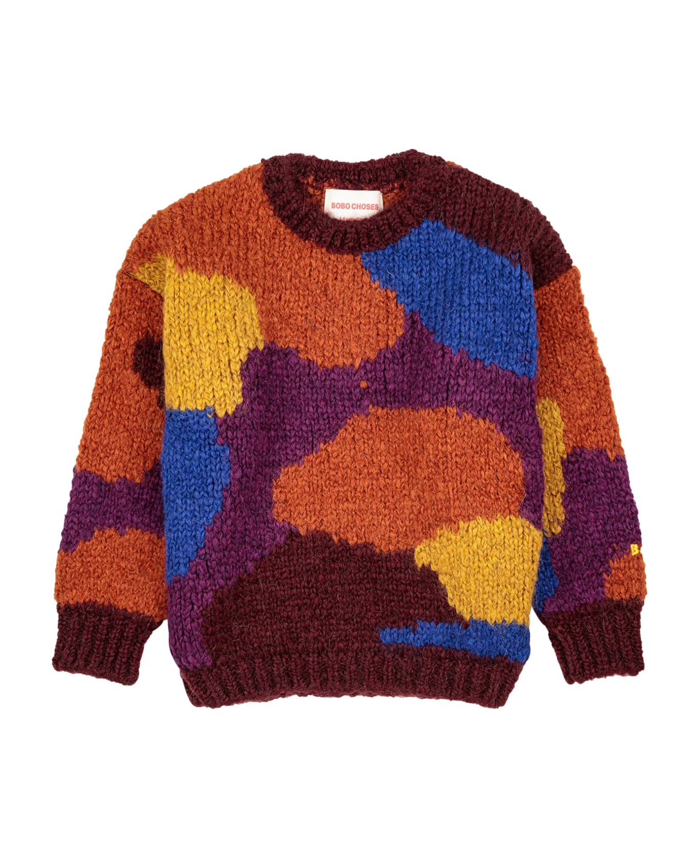 Bobo Choses Multicolor Sweater For Kids With Jacquard - Multicolor ニットウェア＆スウェットシャツ