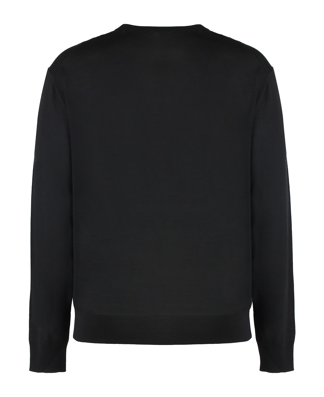 Moncler Virgin Wool Crew-neck Sweater - black