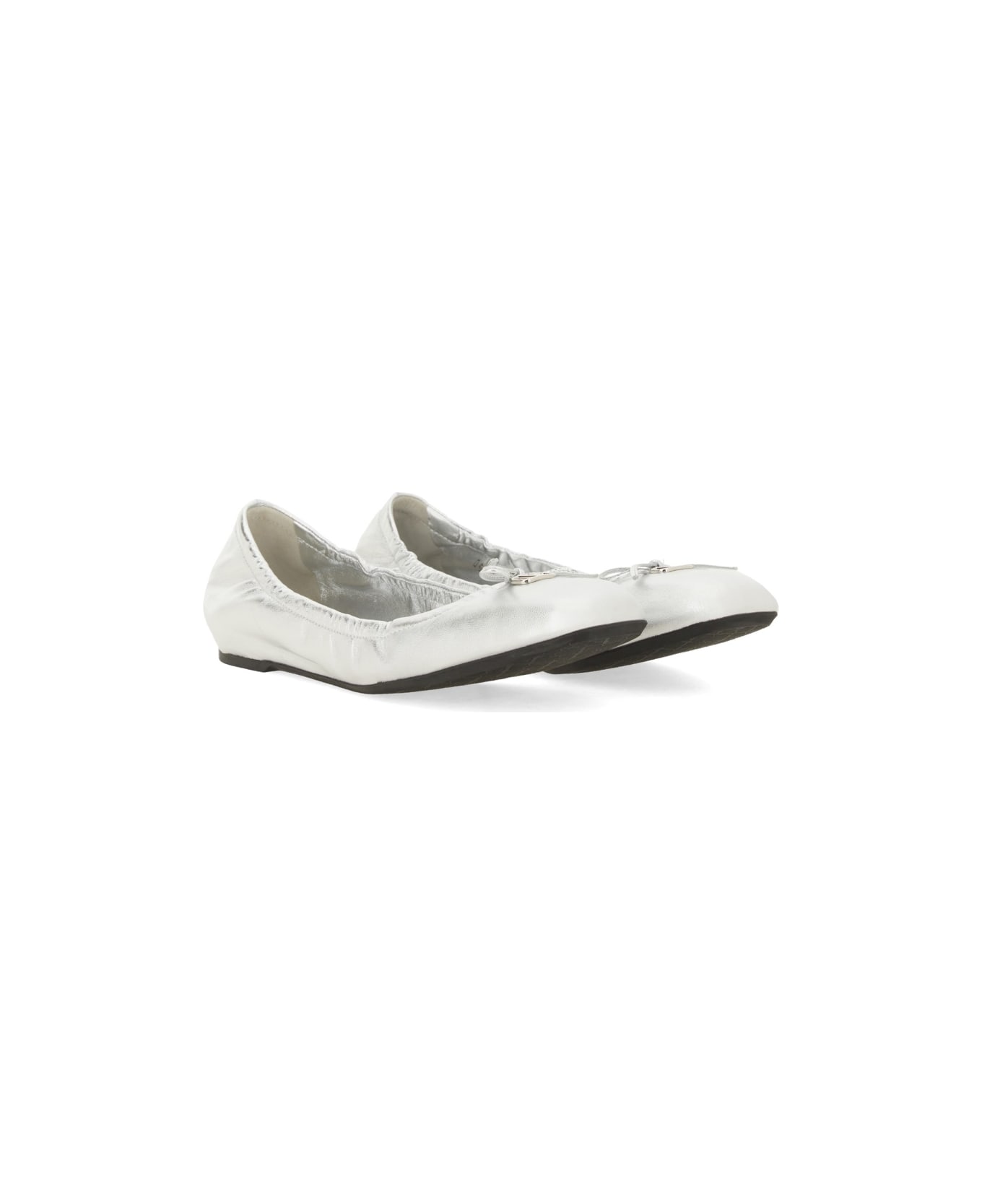 Valentino Garavani 'vlogo Signature' Ballet Shoes - SILVER