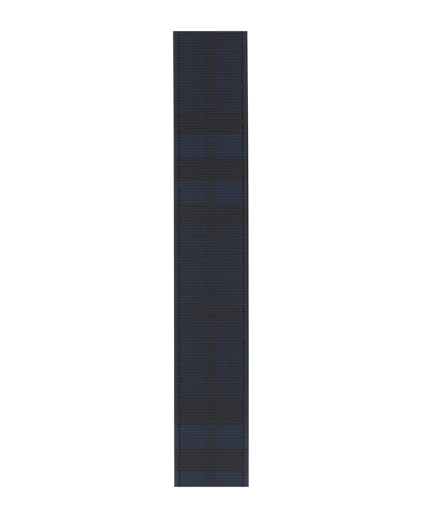 Burberry Printed Canvas Belt - NAVYIPCHKBLACK
