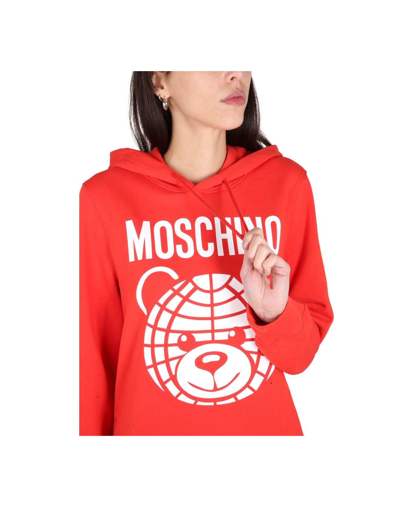 Moschino Sweatshirt With Logo Print - RED