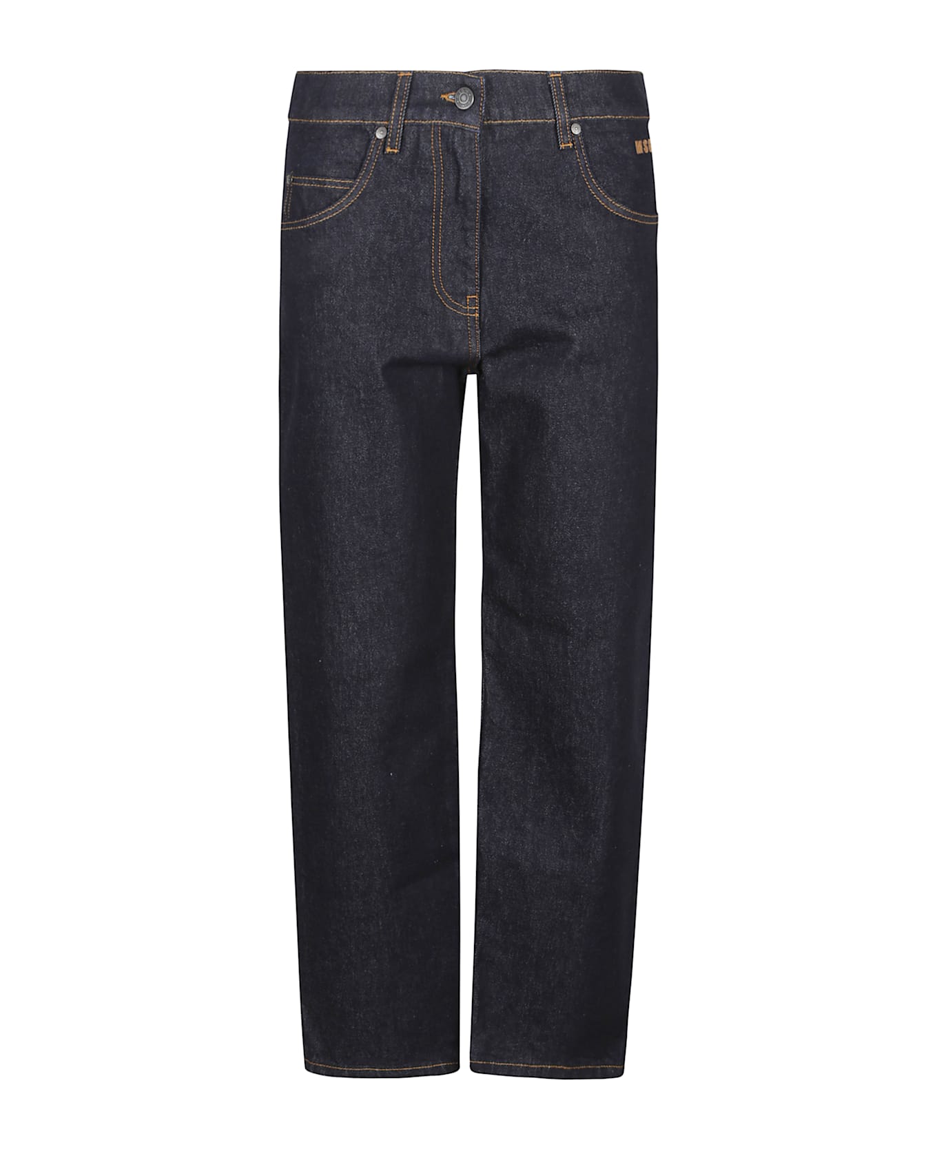 MSGM Ankle Cut Denim Jeans - Denim