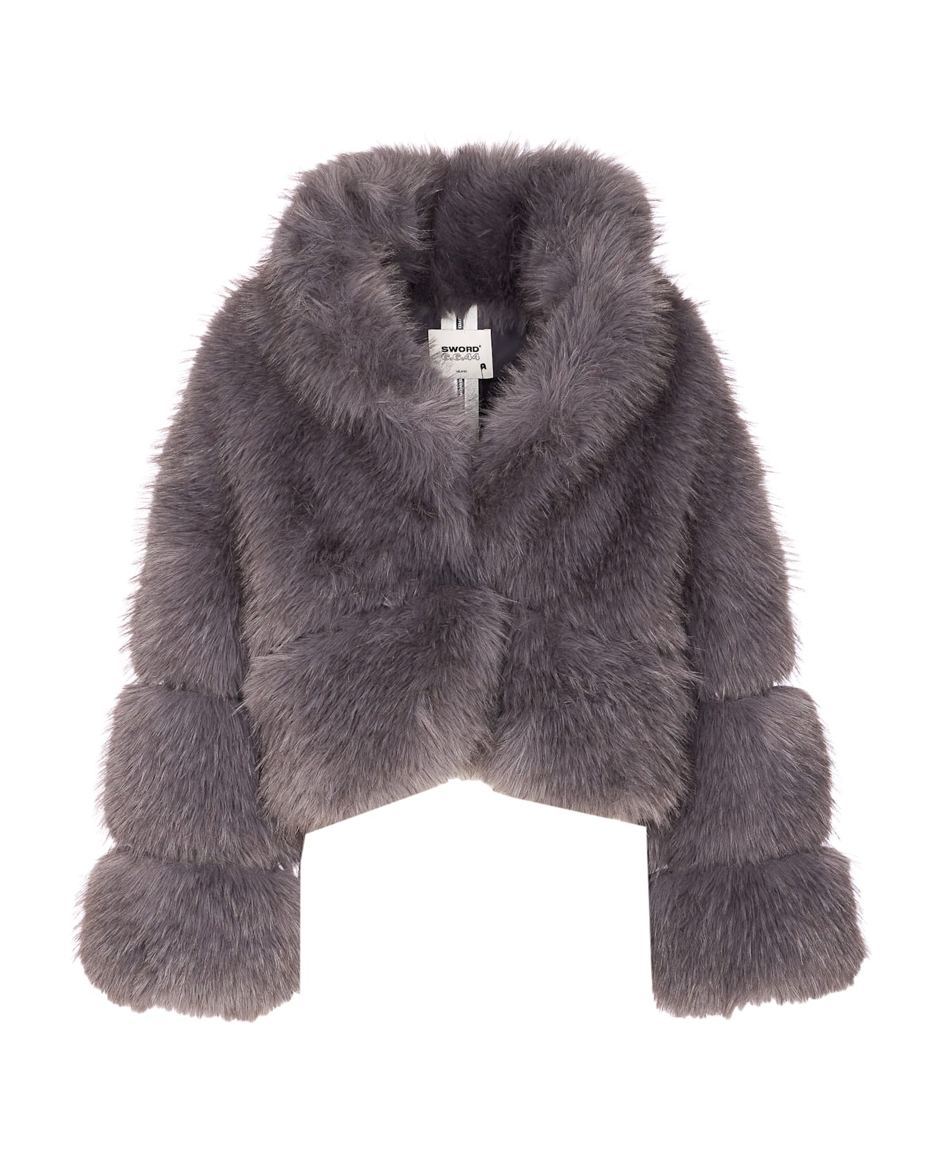 S.W.O.R.D 6.6.44 Faux Fur Jacket - Grey